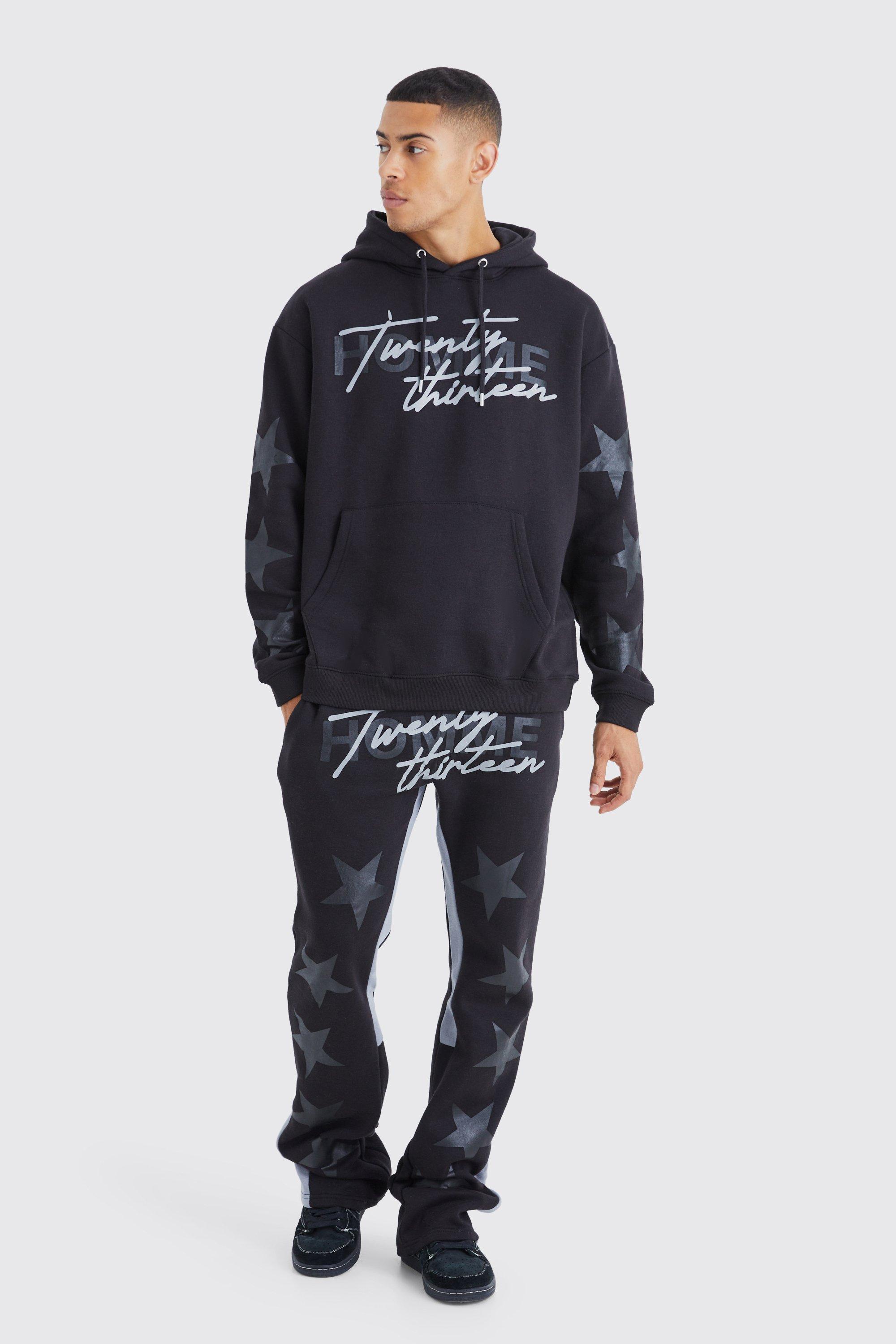 Black store boohooman tracksuit