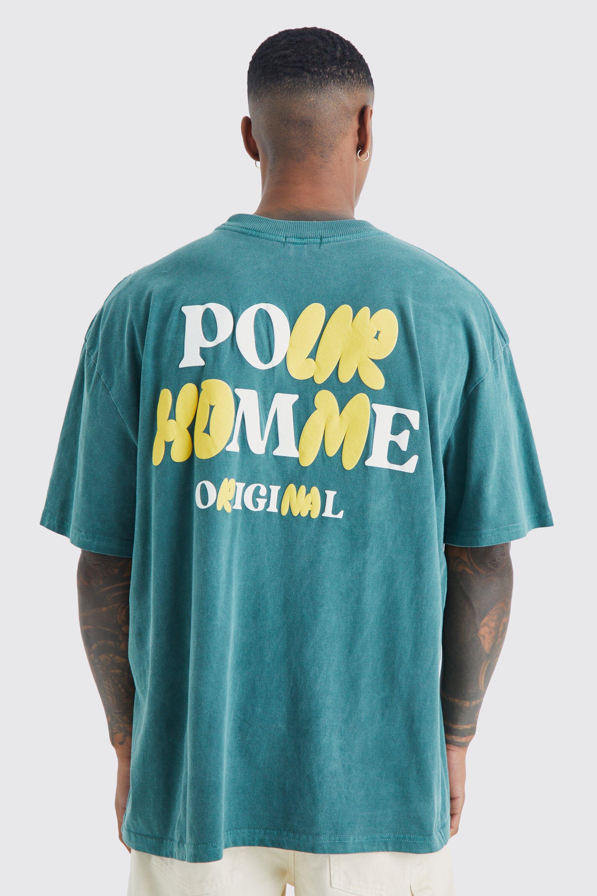 Oversized Wash Pour Homme T shirt