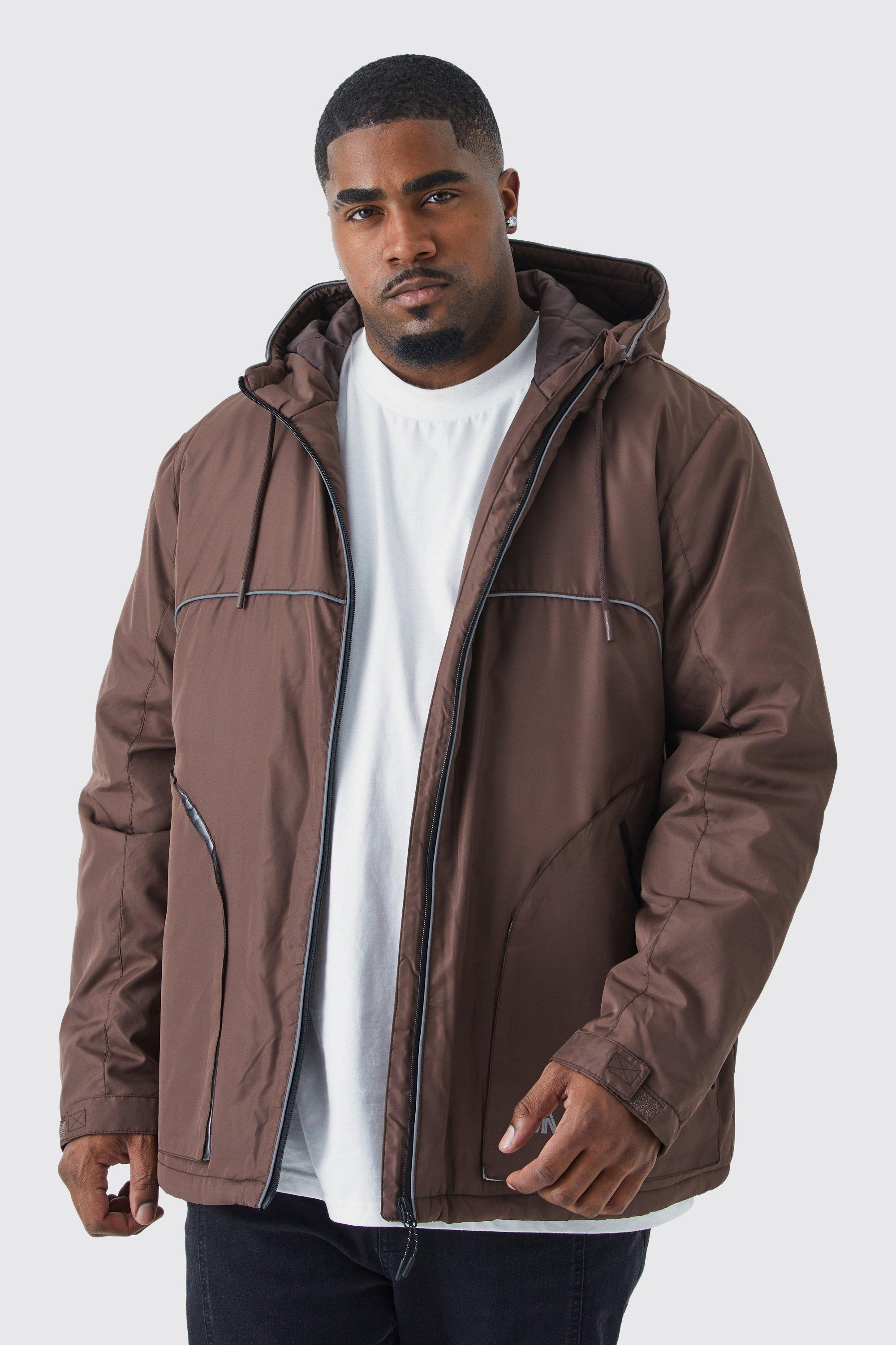 Mens plus cheap size parkas