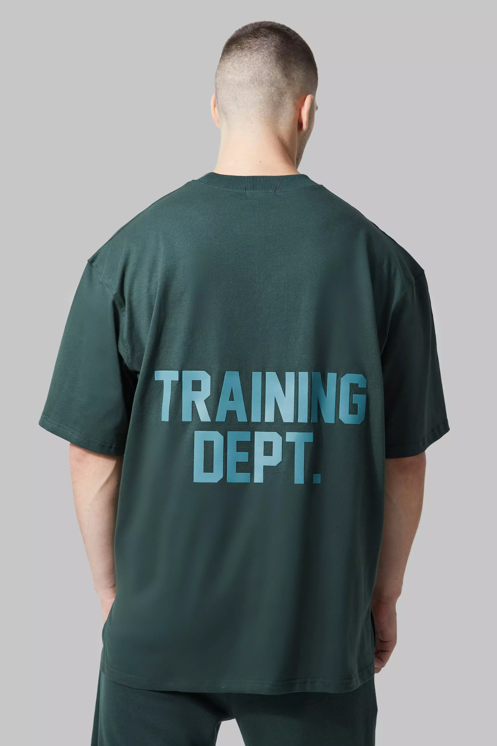Tall Active Training Dept Oversized T-shirt Dark green