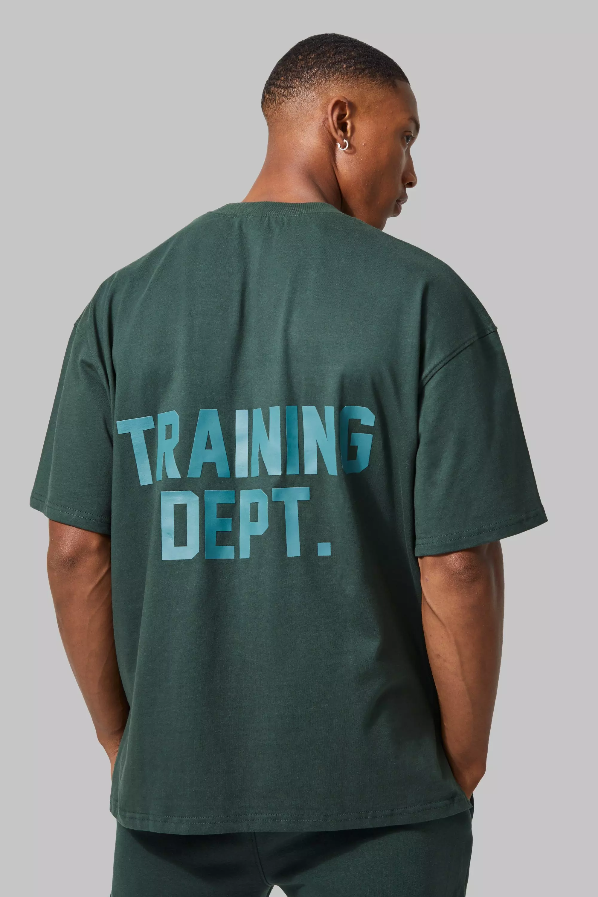 Active Training Dept Oversized T-shirt Dark green