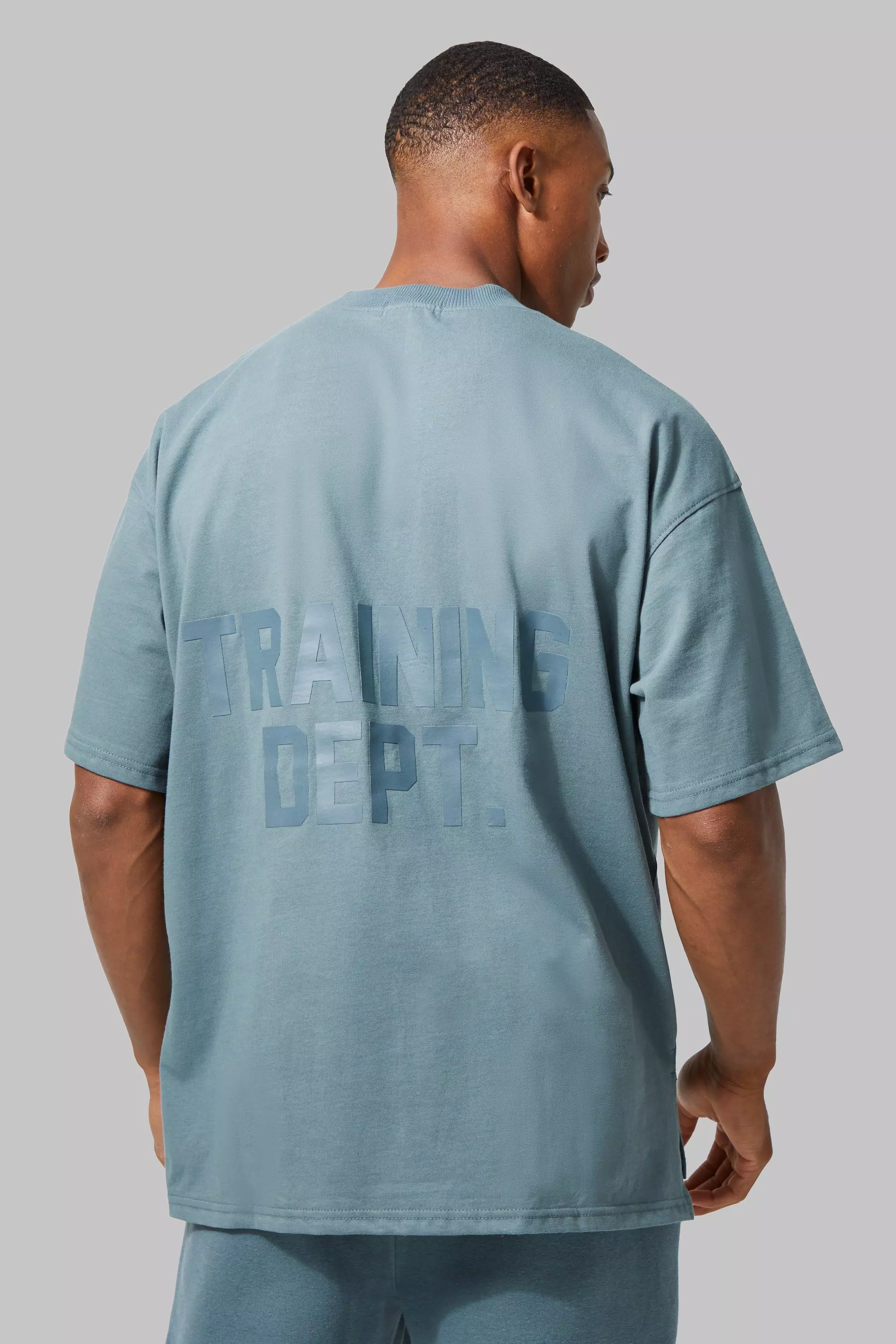 Active Training Dept Oversized T-shirt slate blue