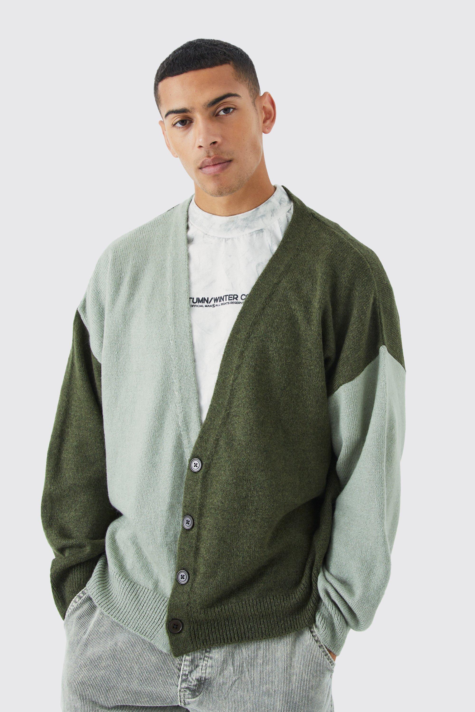 Cardigan oversize online homme