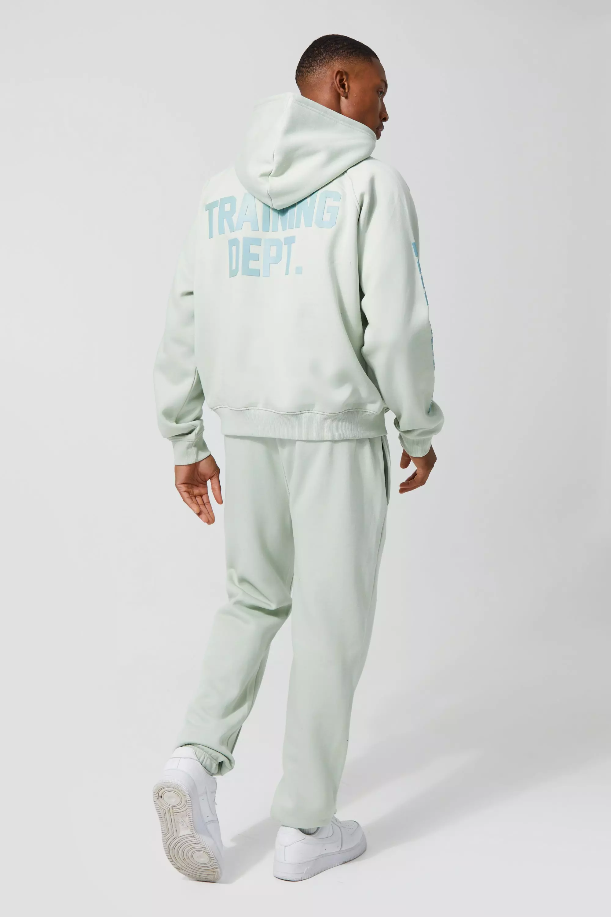Sweat à capuche oversize, Sage autre image