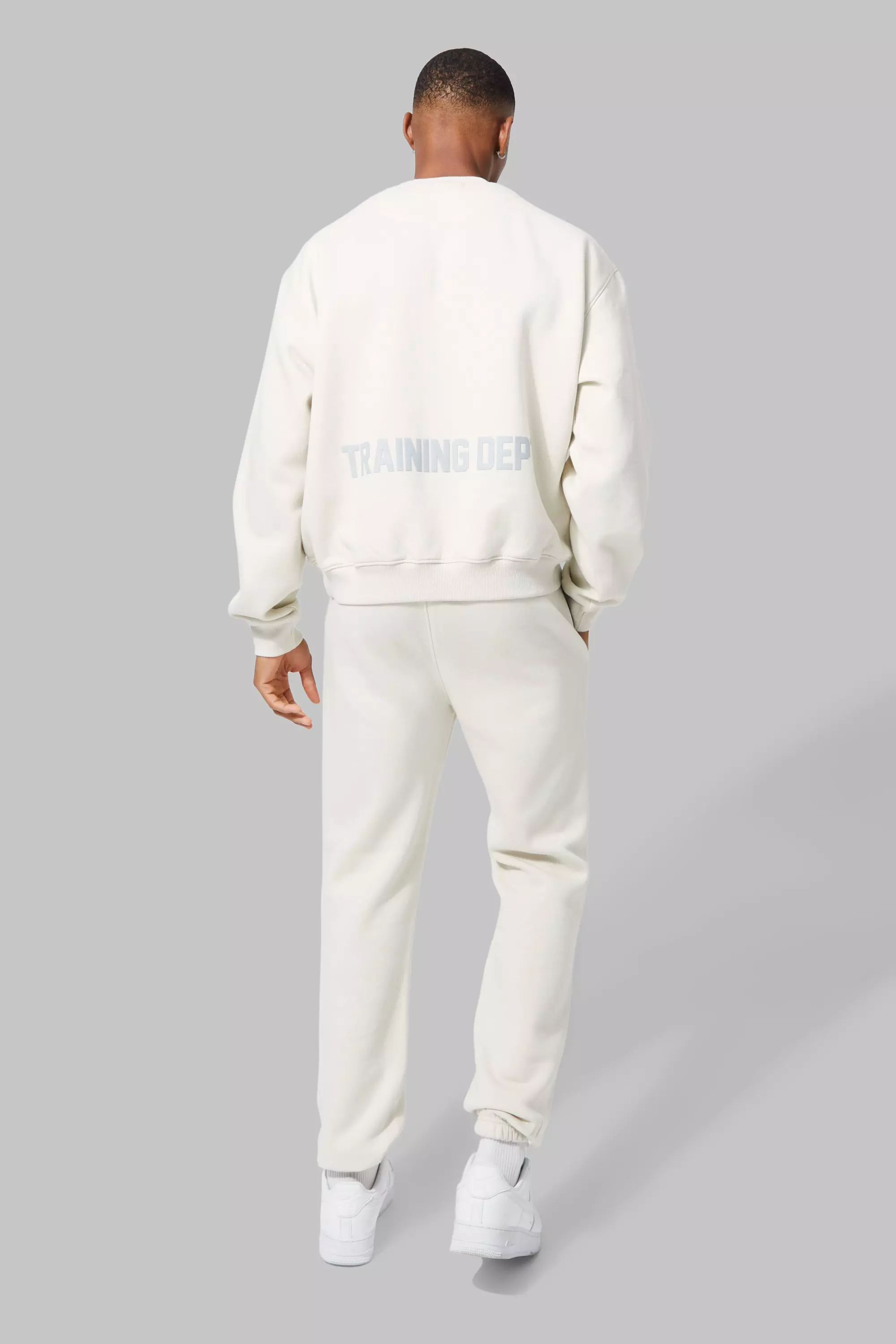 Light grey Active Training Dept Boxy Sweat Tracksuit alternative image