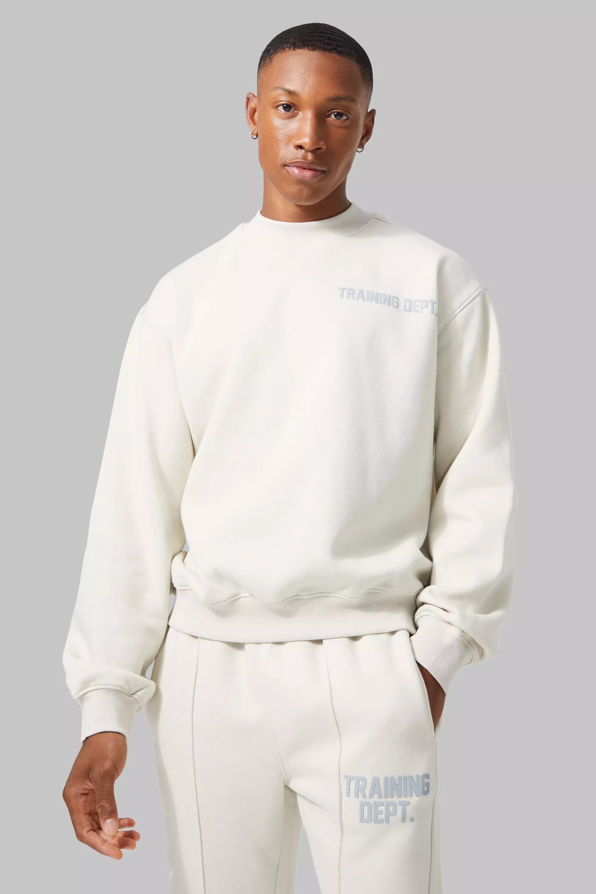 Light grey Active Training Dept Boxy Sweat Tracksuit alternative image