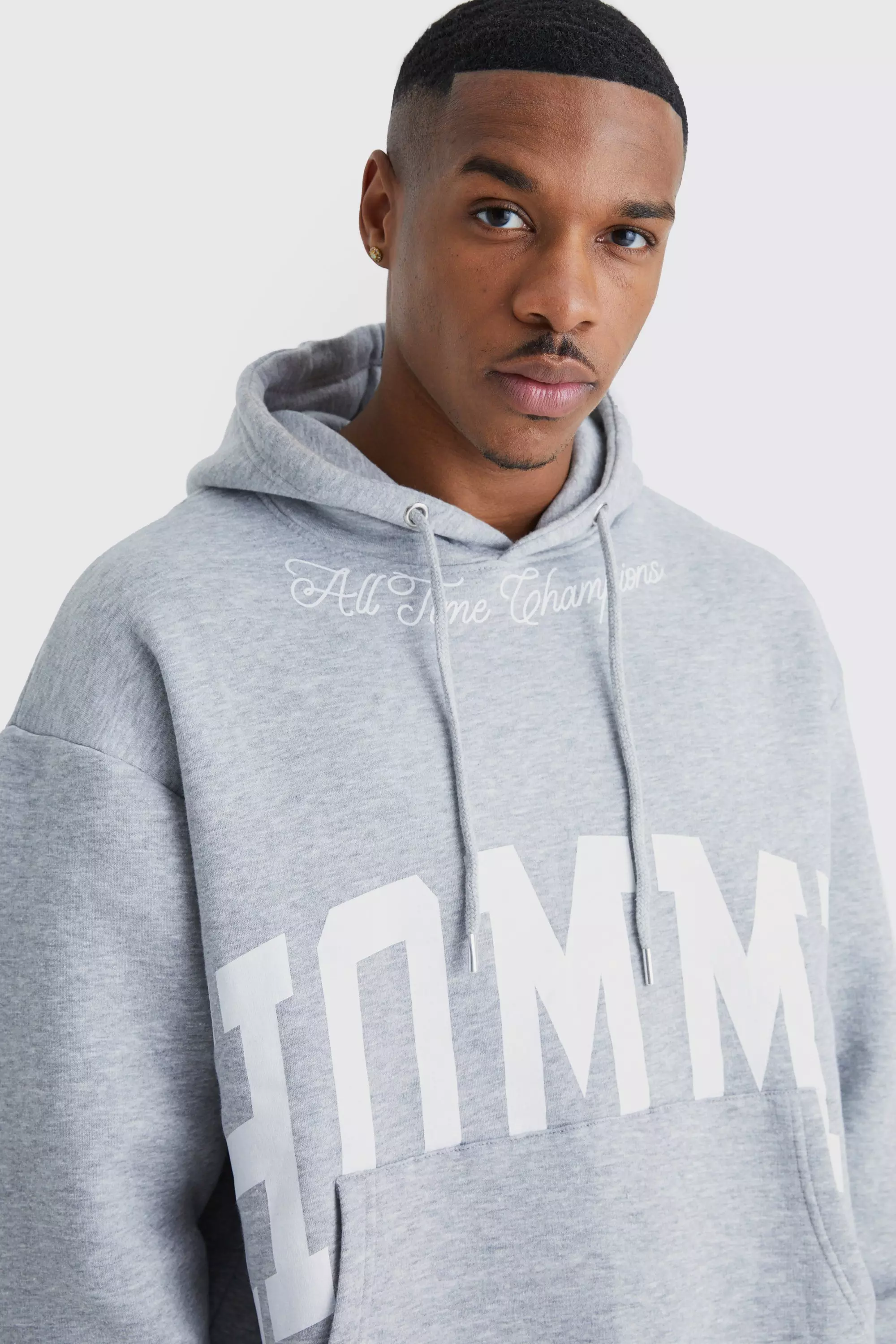 Oversized Boxy Split Hem Homme Tracksuit | boohooMAN USA