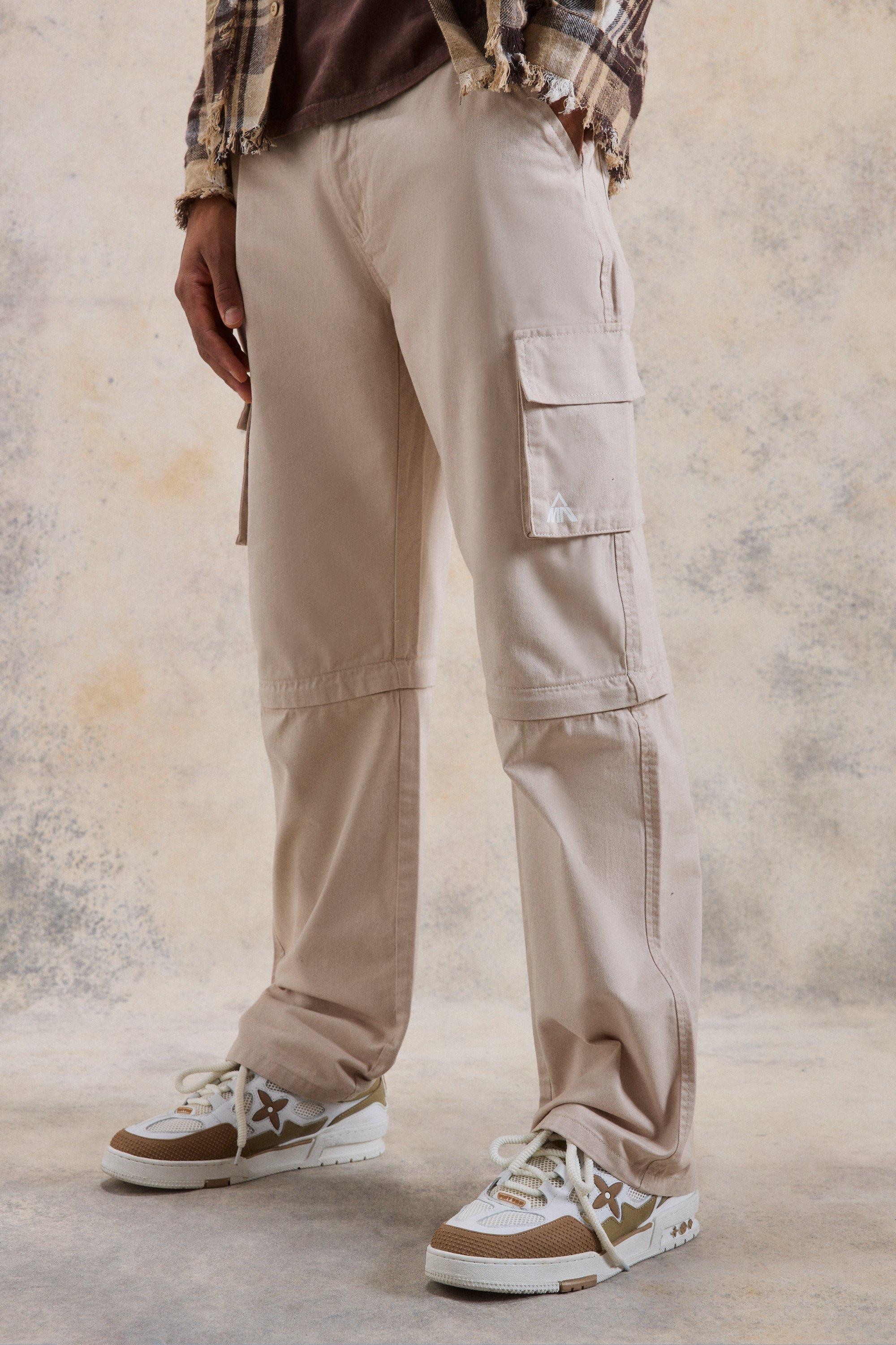 Cargo pants with hot sale zip off legs