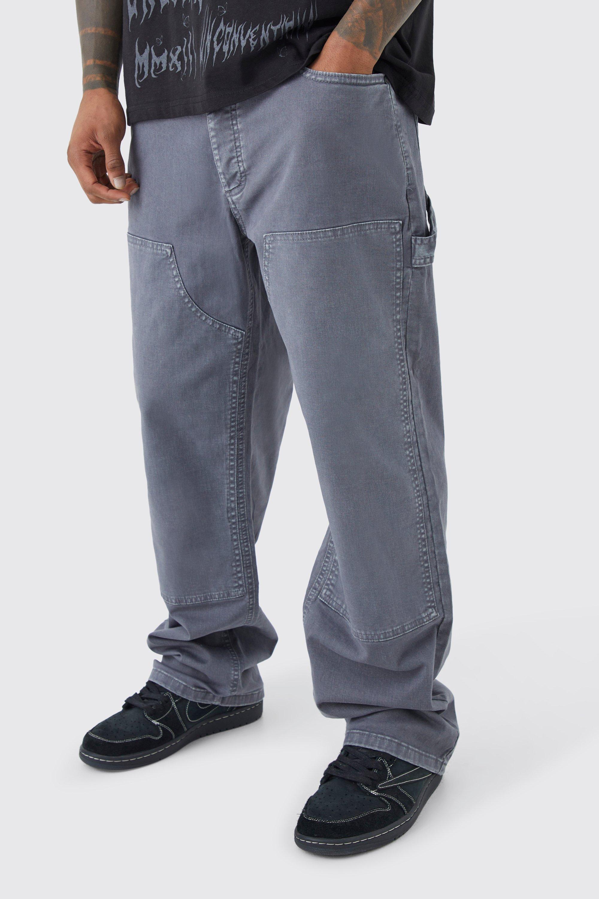 Relaxed Fit Carpenter Jeans With Drop Crotch