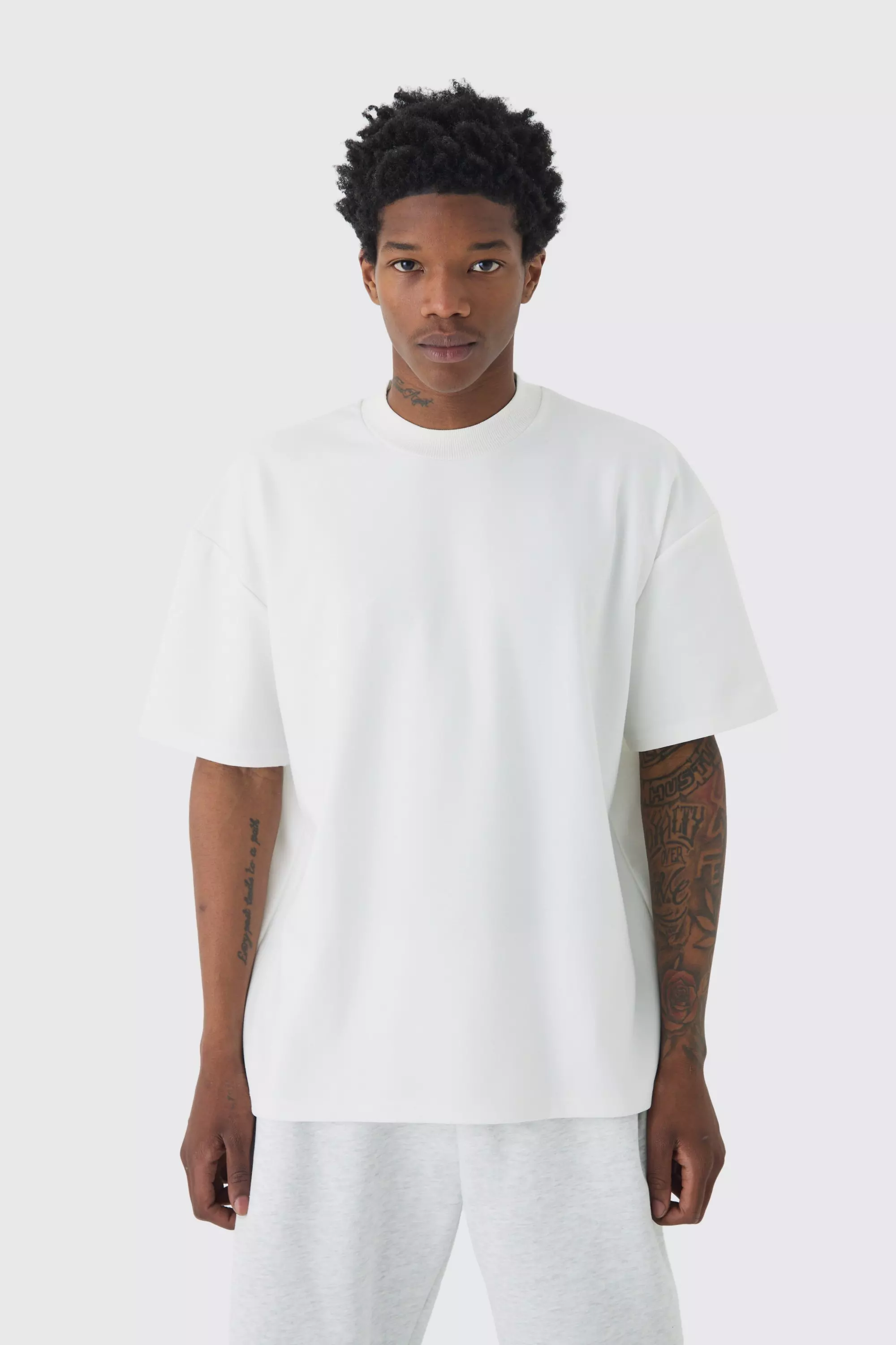 Oversized Super Heavy Premium T-shirt Ecru