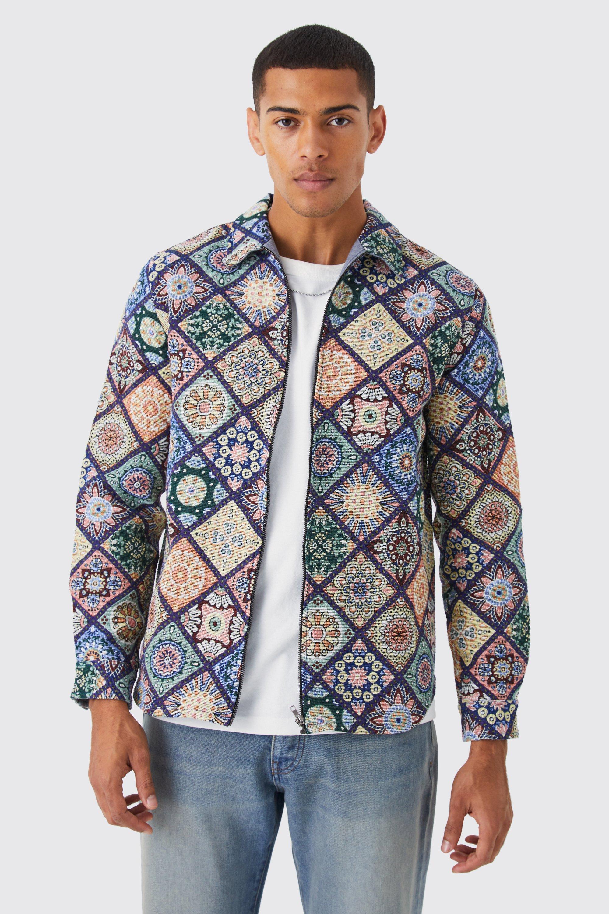 Men's Zip Shackets | boohooMAN USA