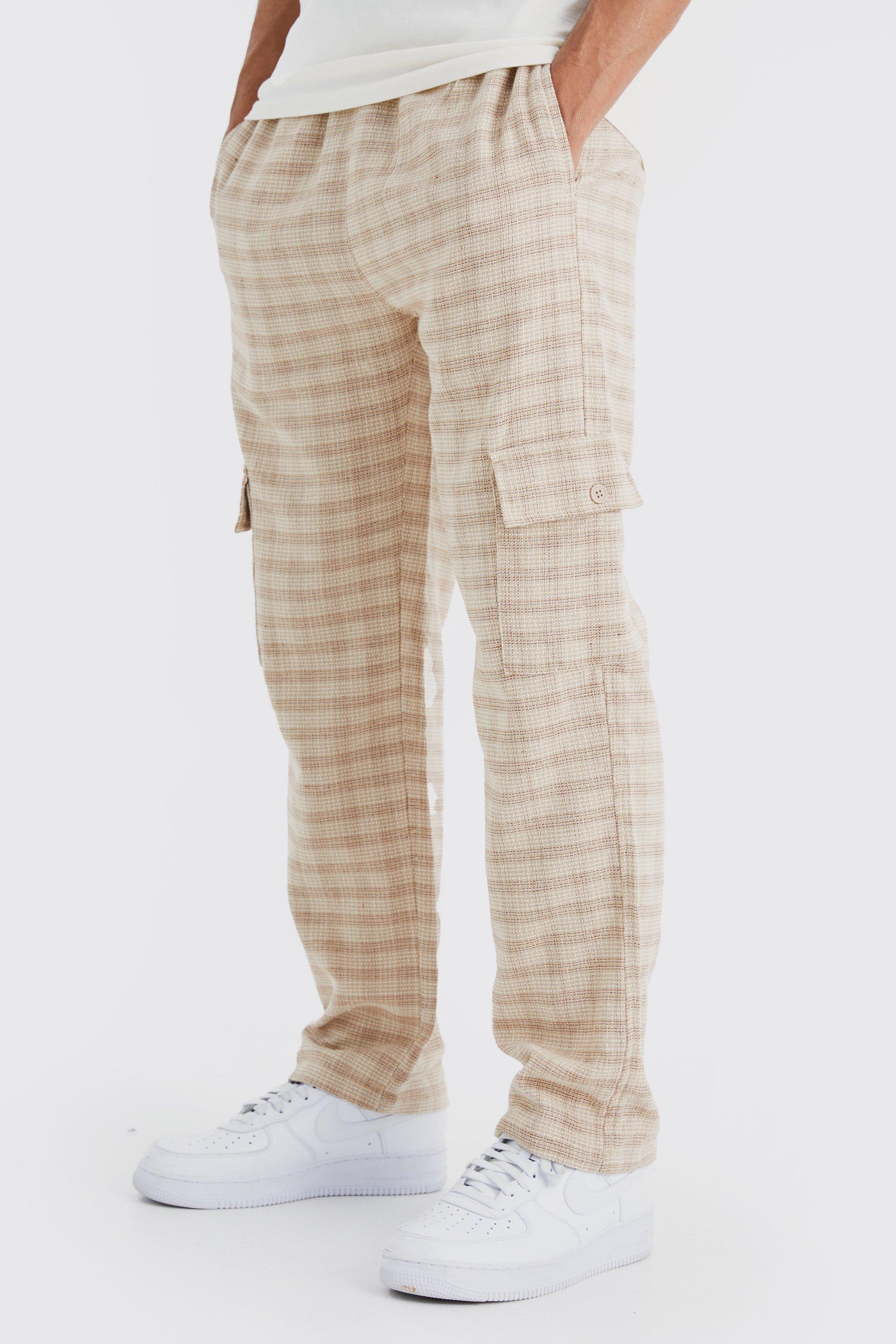 Cargo on sale plaid pants