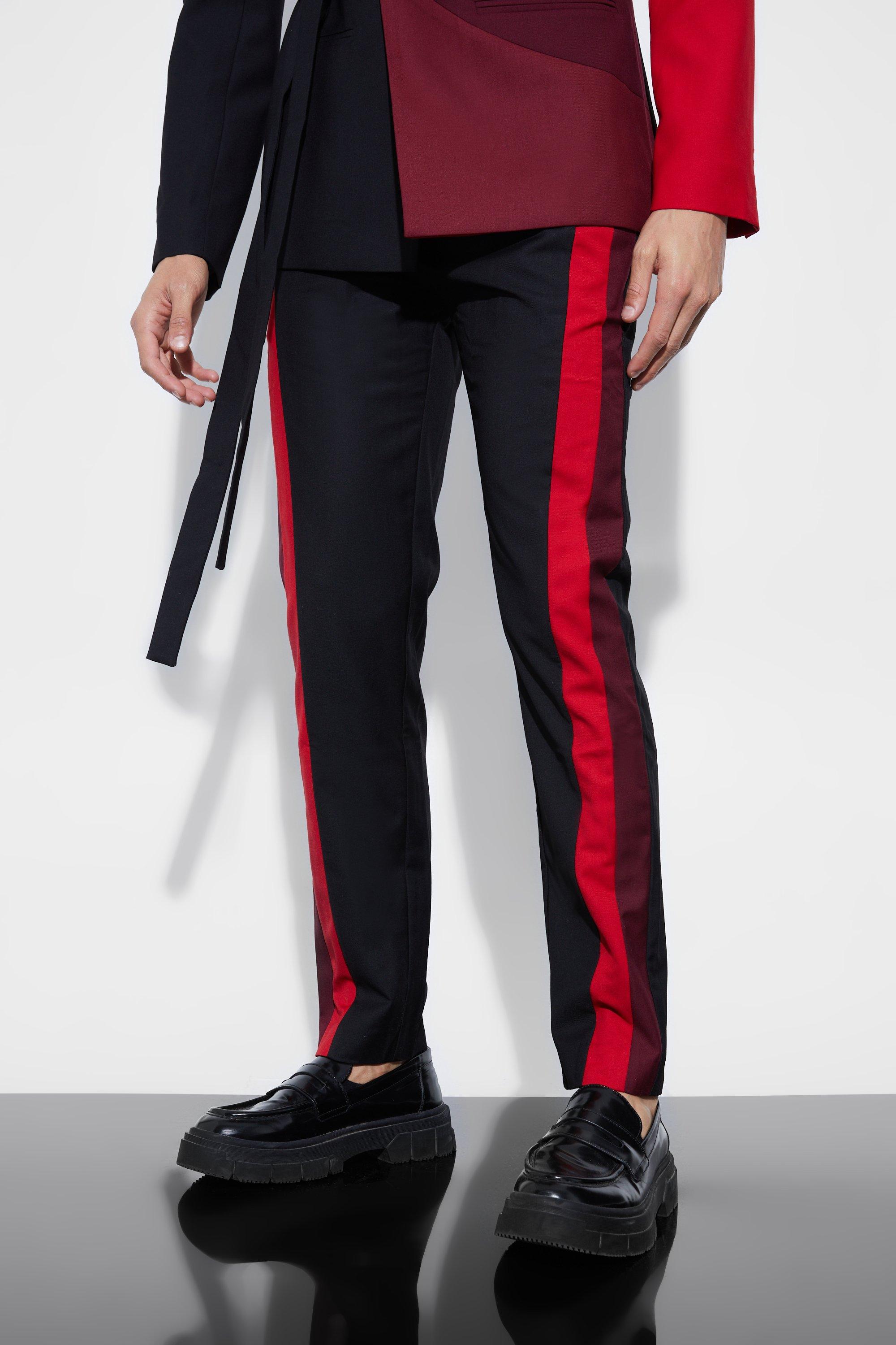 Skinny Fit Crushed Velvet Trouser