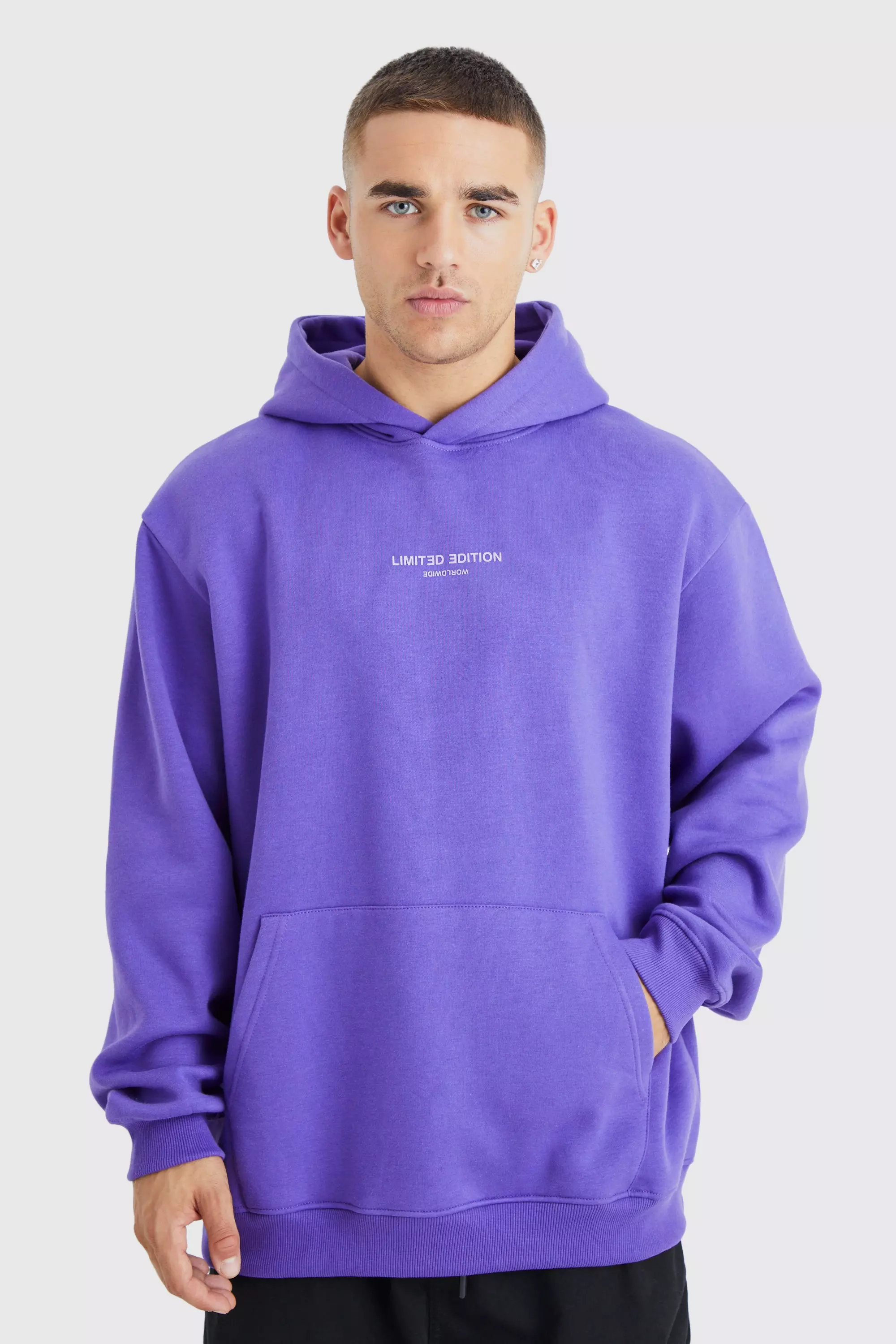 Oversized Limited Basic Hoodie boohooMAN