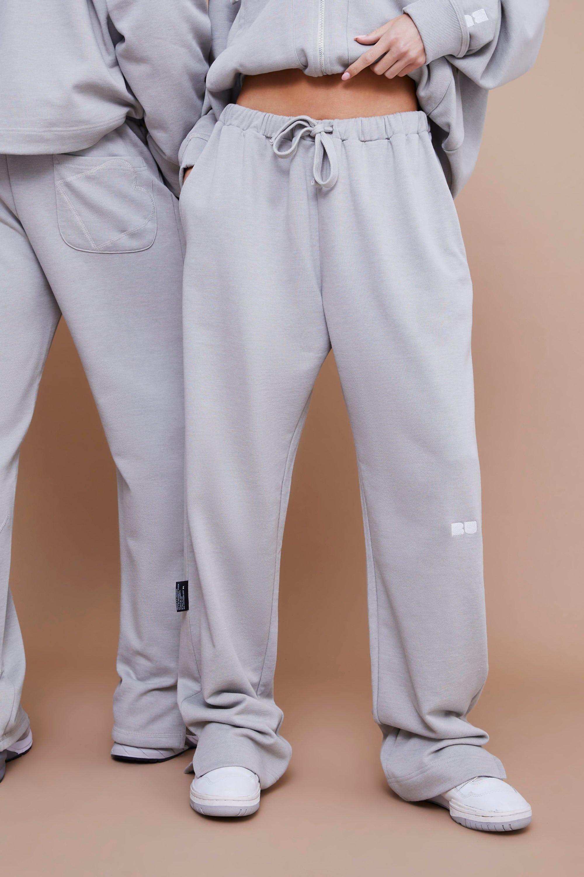 Relaxed Fit Split Hem Heavyweight Sweatpants