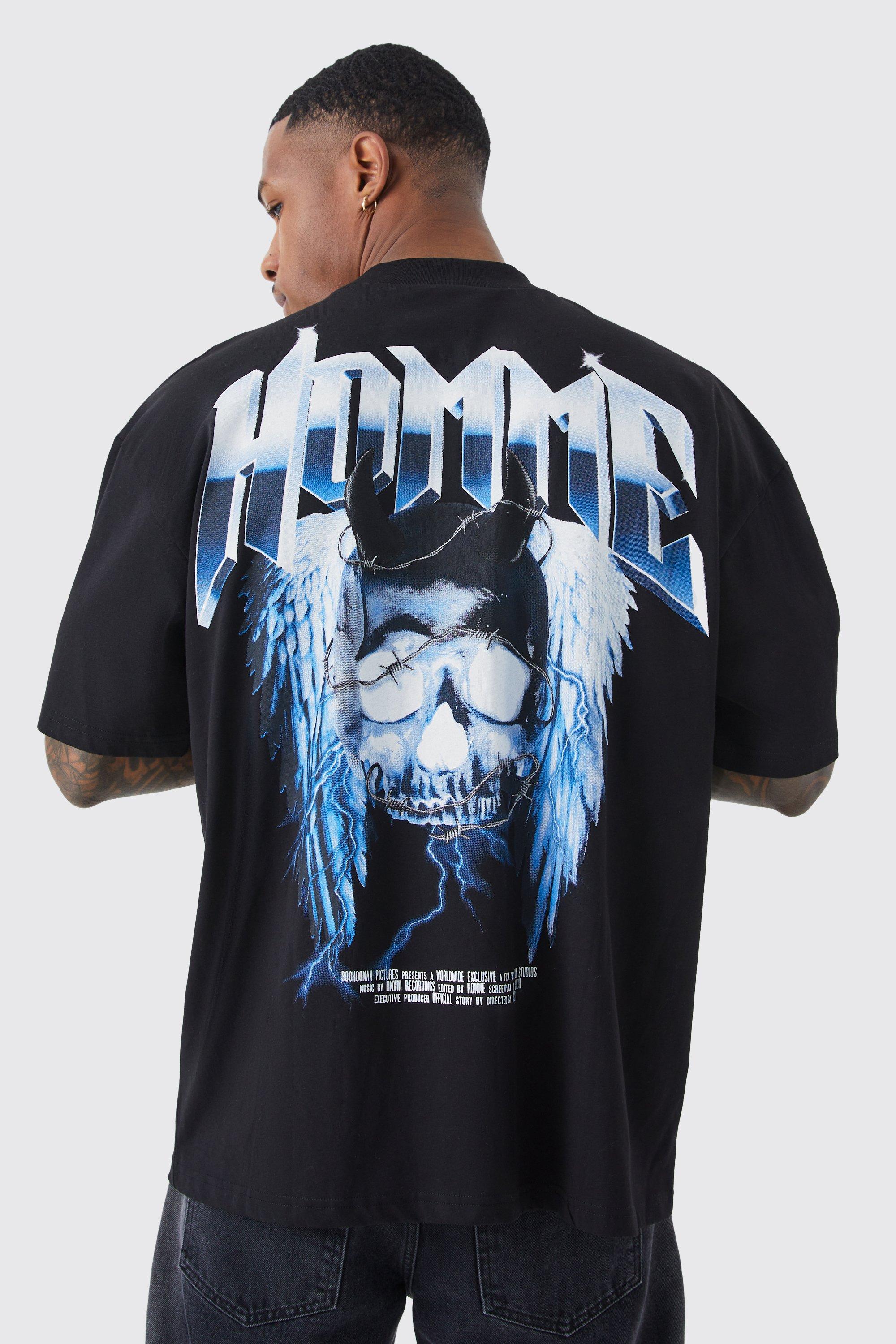 BoohooMAN Plus Casper License T-shirt in Blue for Men