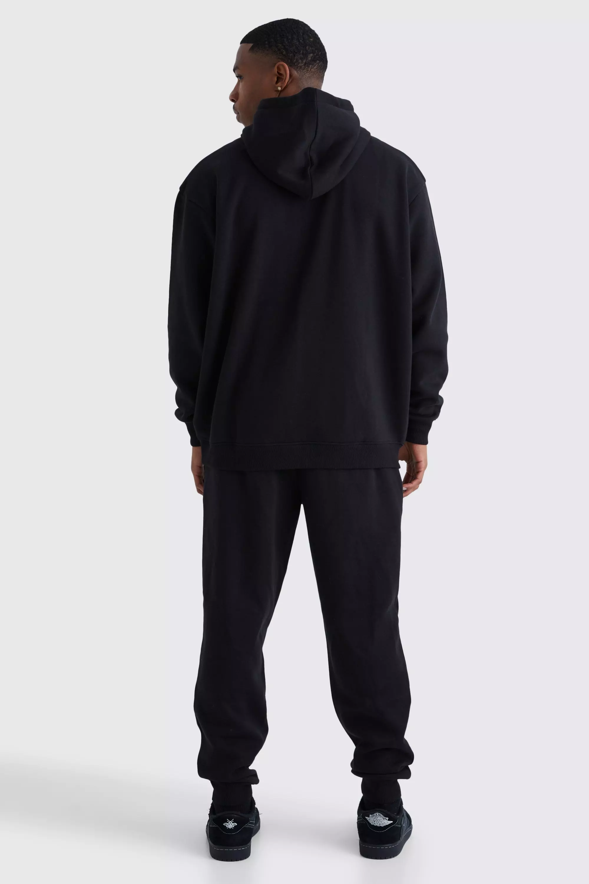 Sweat à capuche oversize à strass et squelette, Black autre image