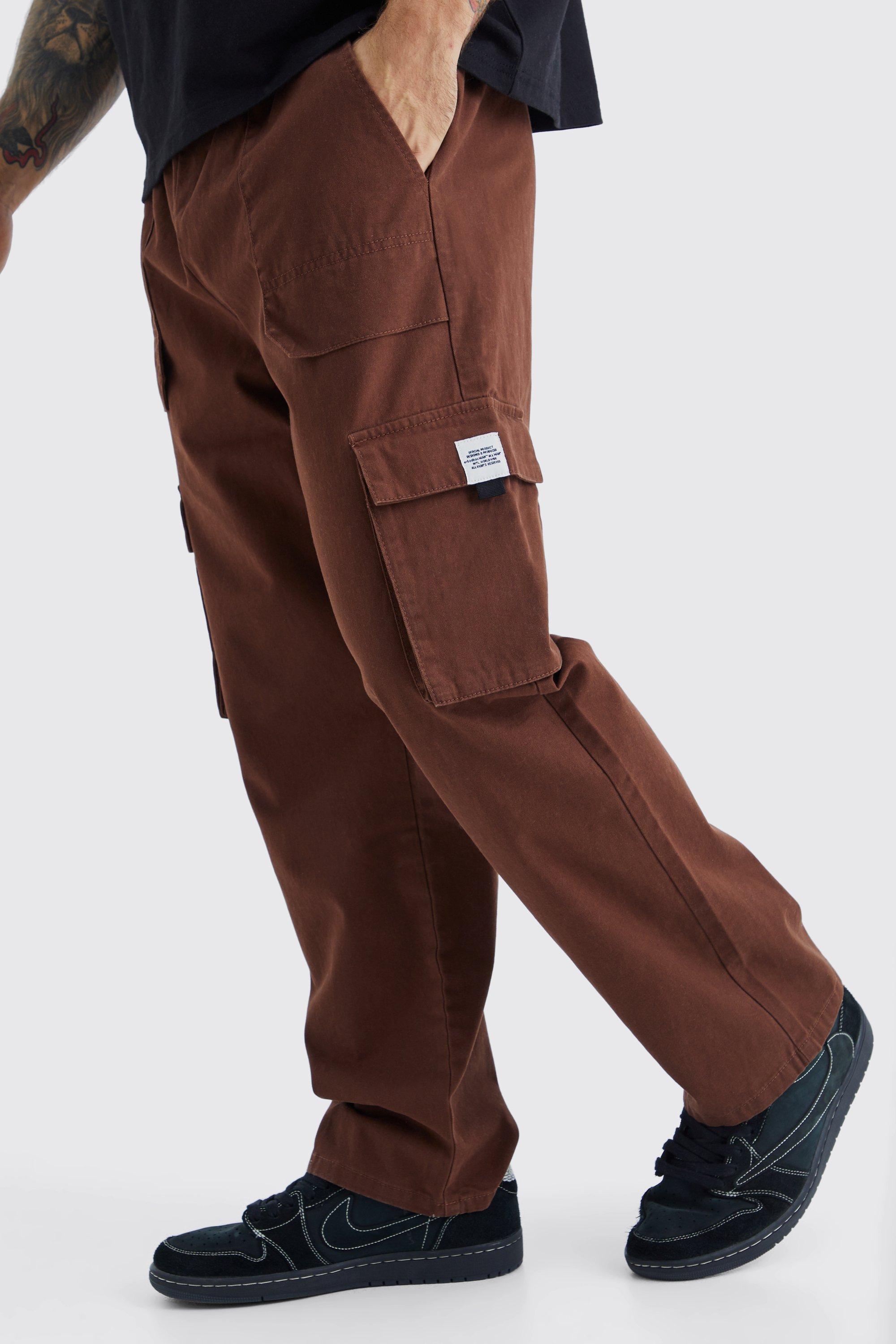 Essential Relaxed Cargo jogger - Brown Marl – Carnage