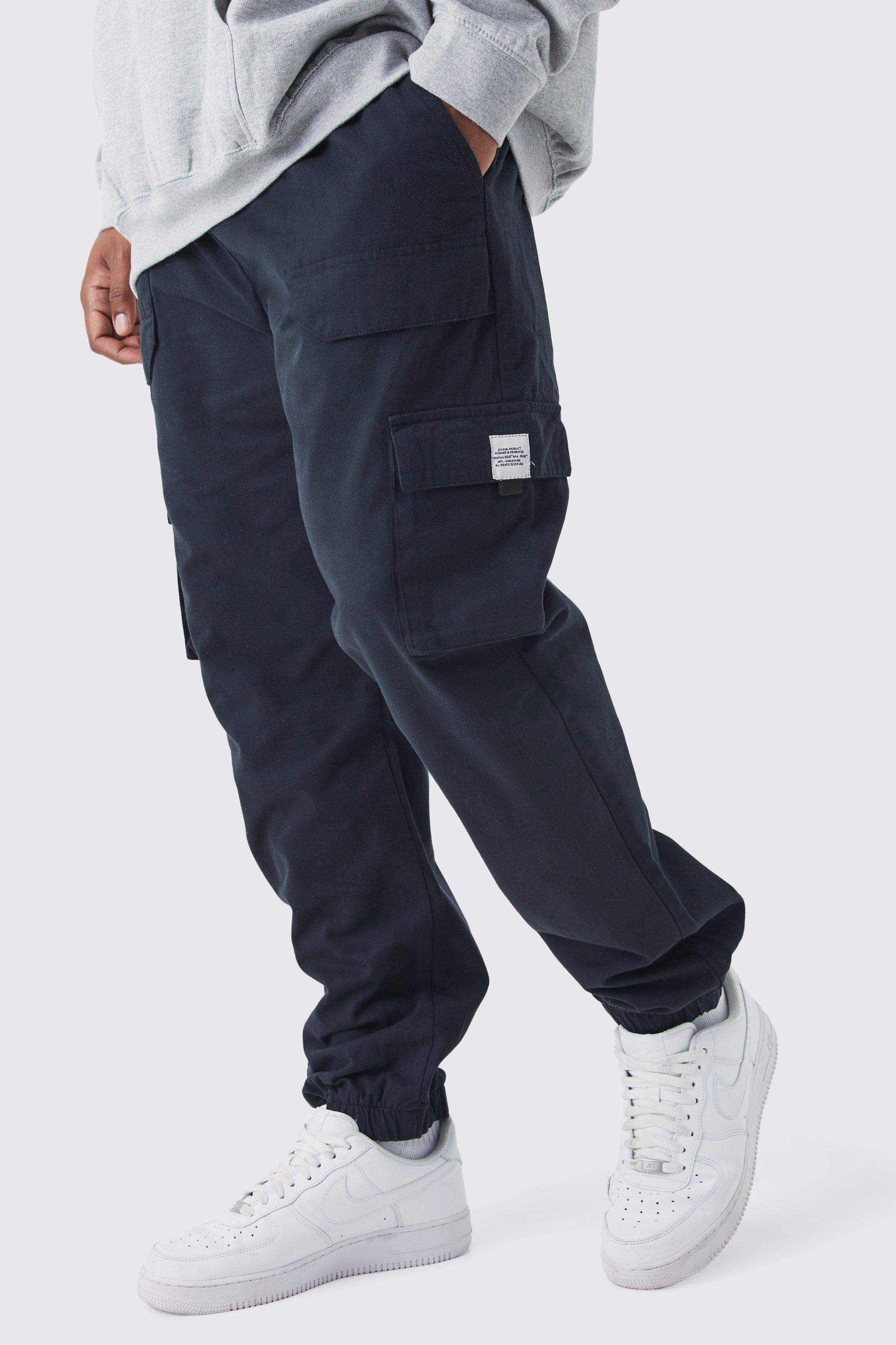 Boohoo mens cargo on sale trousers