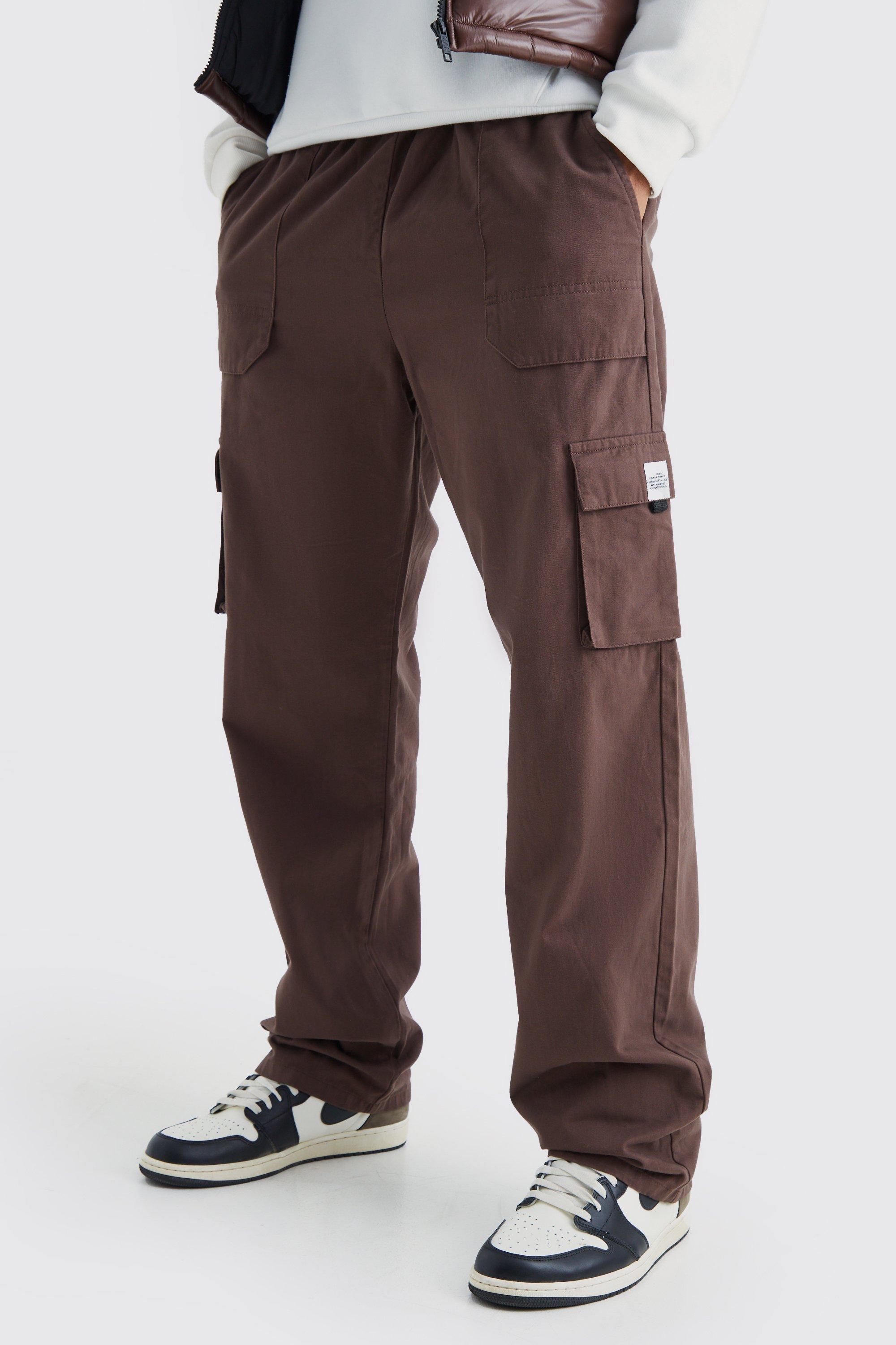 Mens Elastic Waist Pants, Stretchable Waist Pants