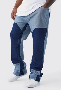 Blue Plus Slim Rigid Flare Tinted Carpenter Jeans