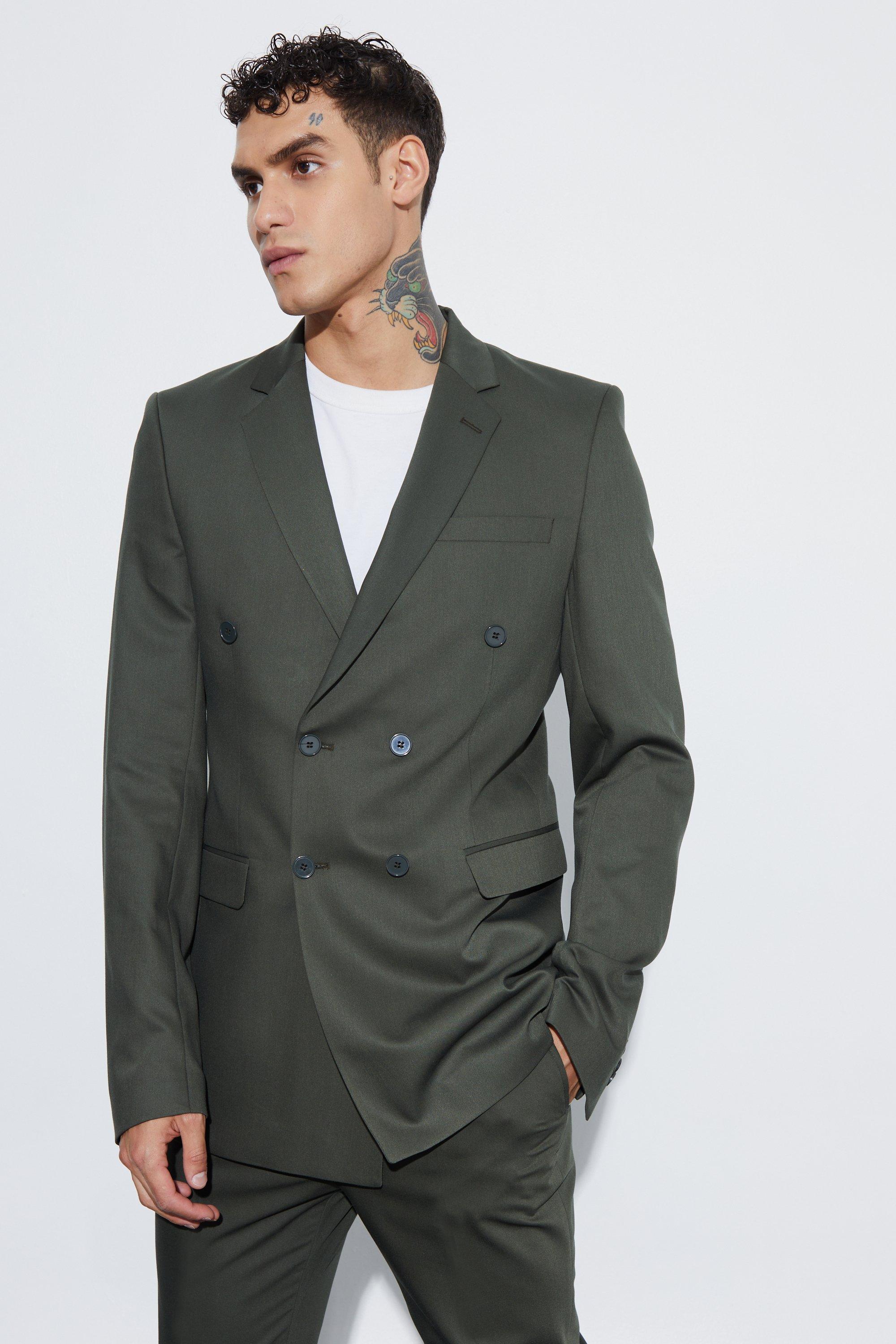 boohooMAN Men's Super Skinny Single Breasted Jacket