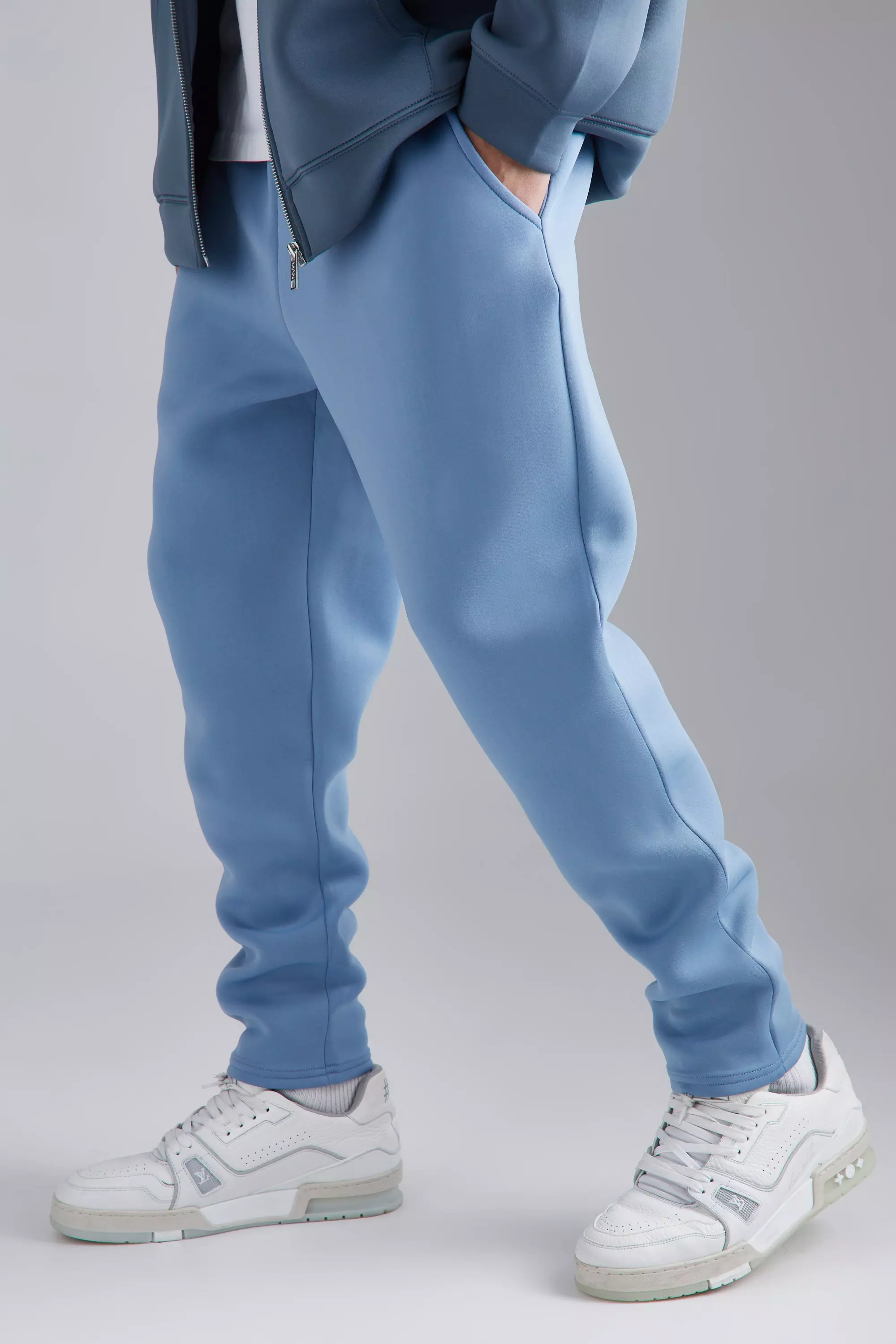 Blue Sigma Tapered Sweatsuit Joggers – The King McNeal Collection