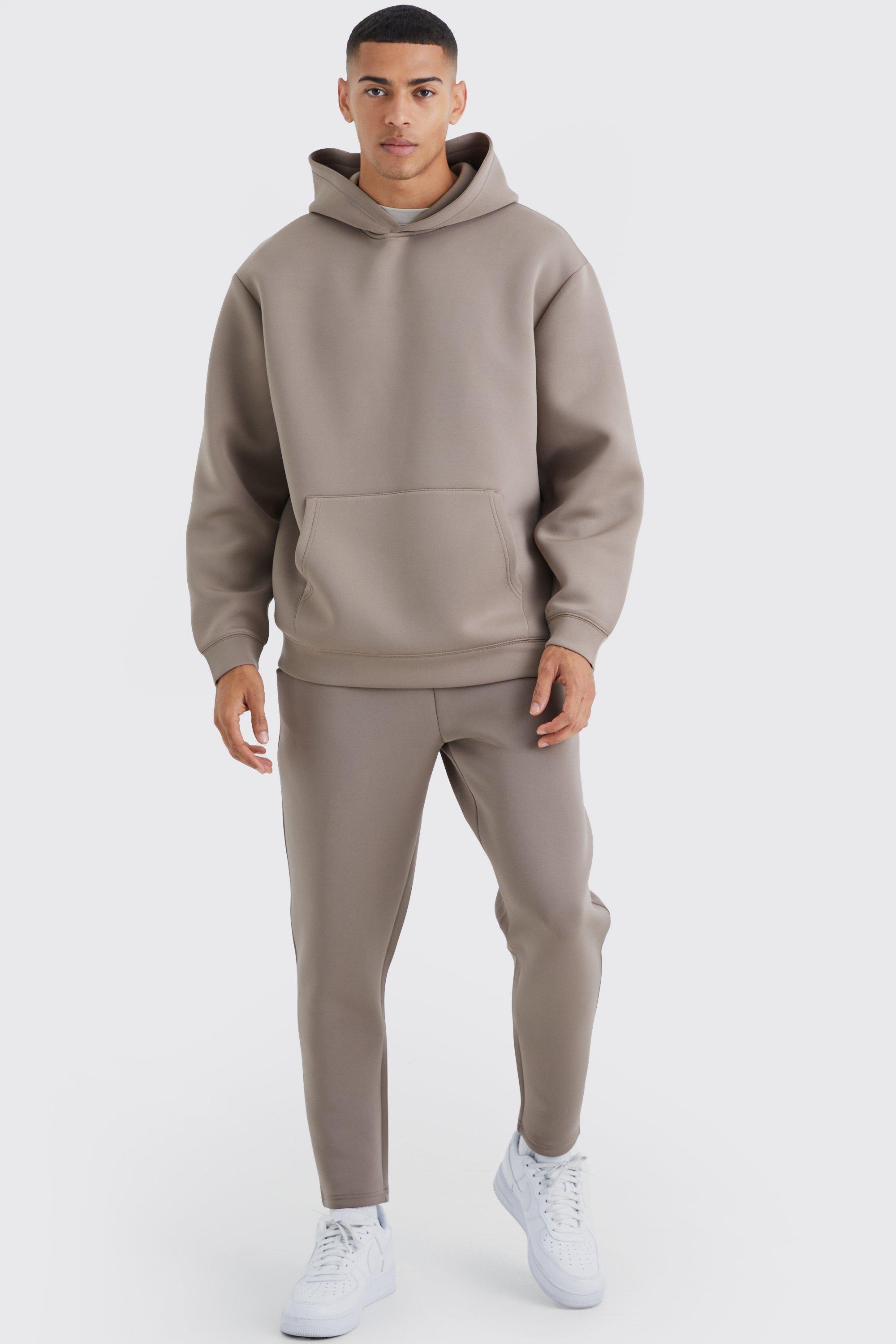 Oversized Bonded Scuba Hooded Tracksuit