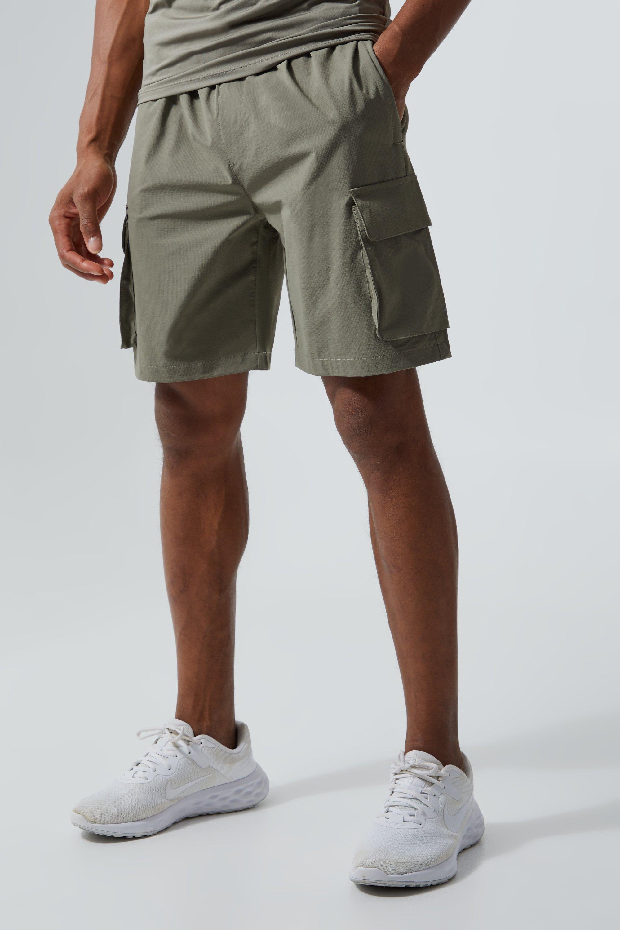 Boohooman cargo hot sale shorts