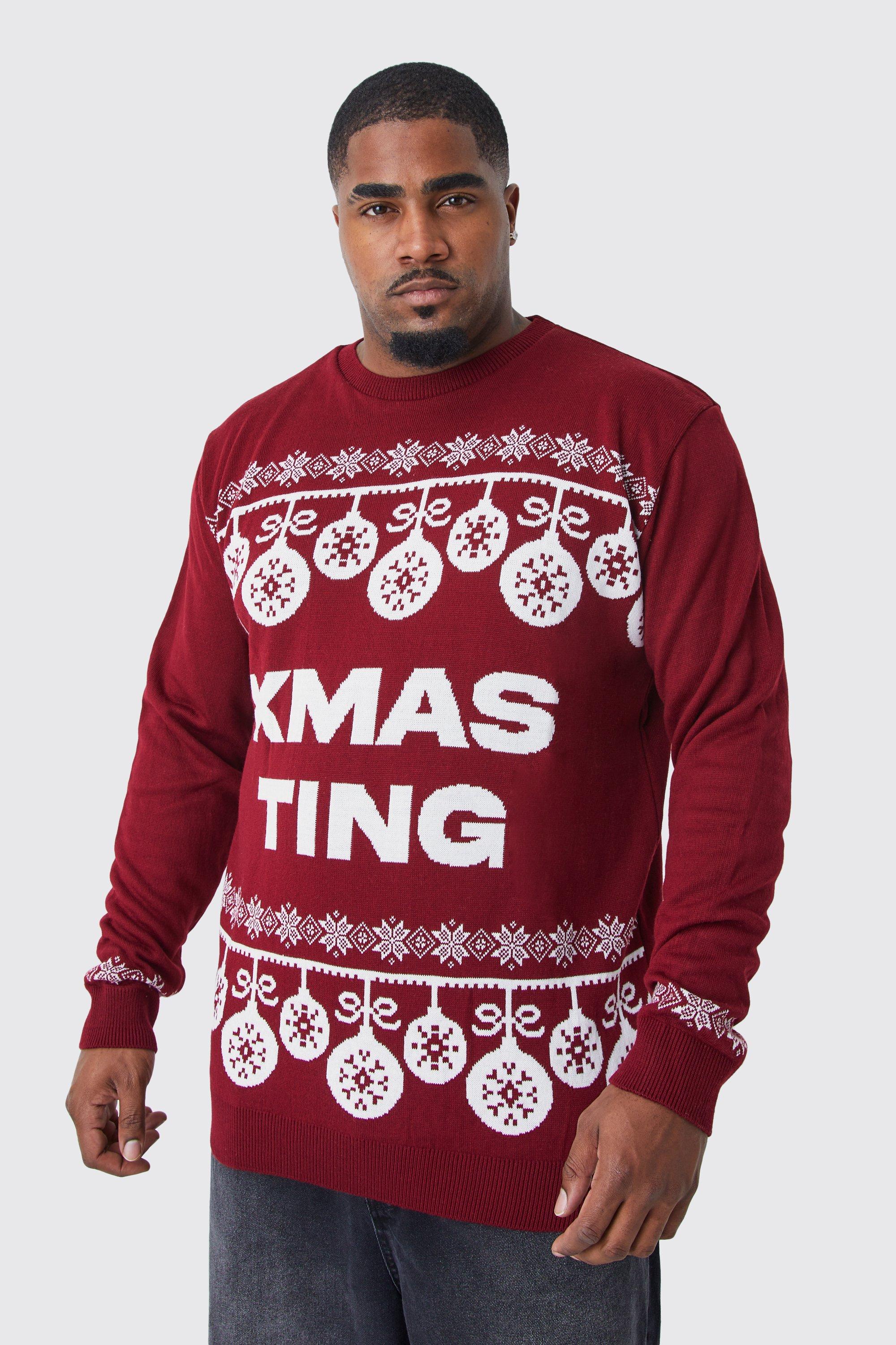 Mens ugly hot sale christmas sweaters