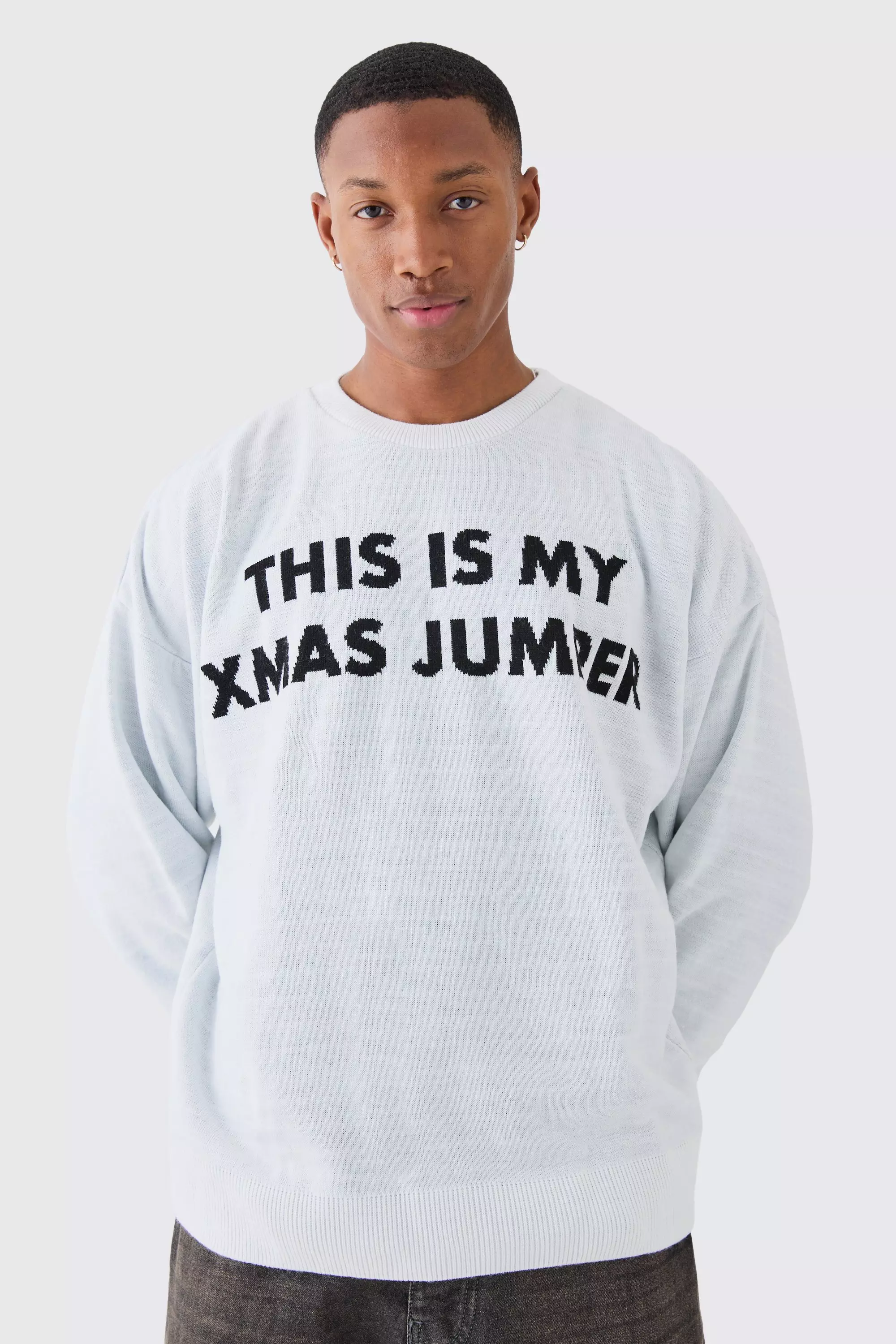 White Oversized This Is My Christmas Jumper alternative image