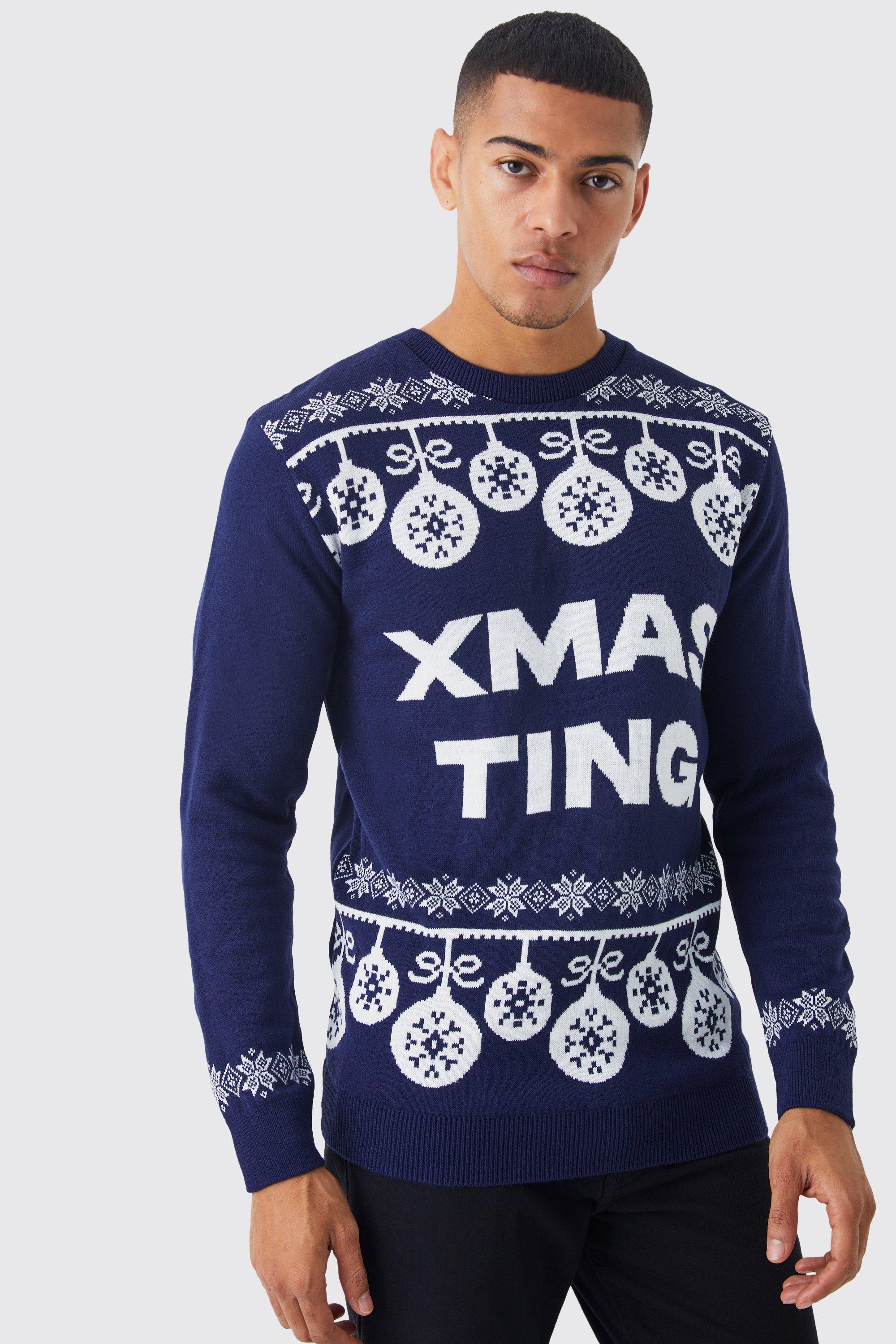 Boohooman christmas outlet jumper