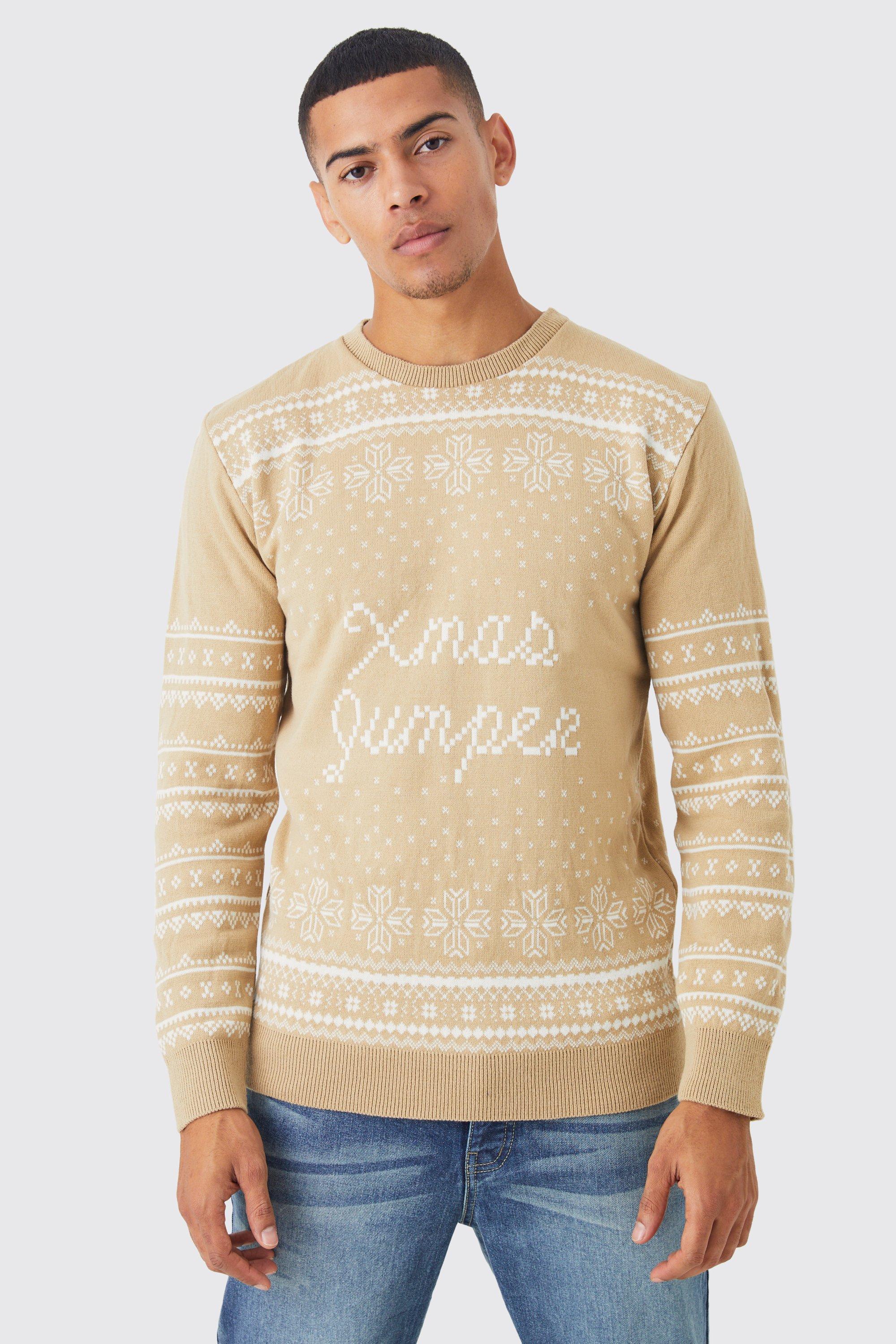 Boohooman xmas outlet jumper