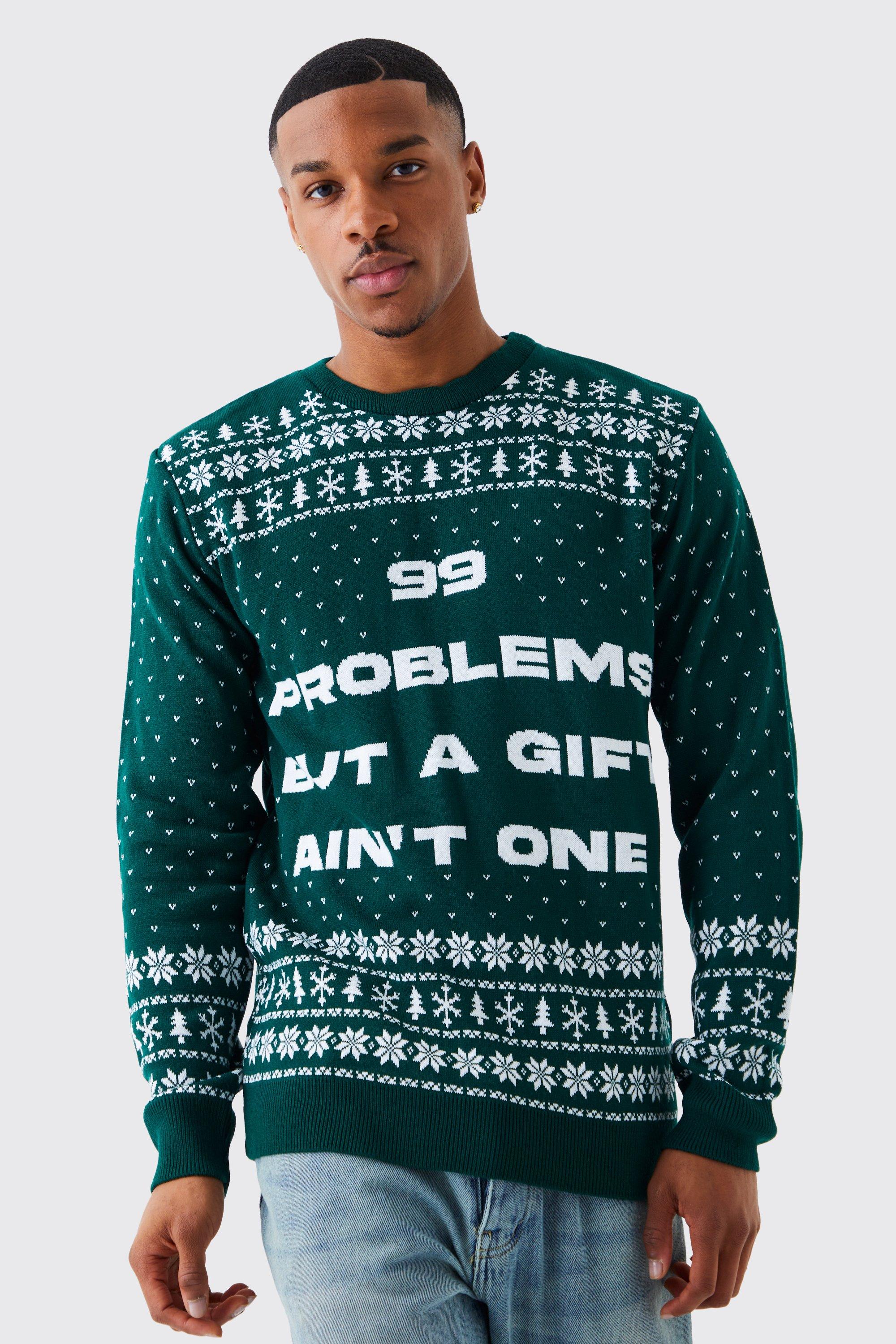 Boohooman hot sale christmas jumper