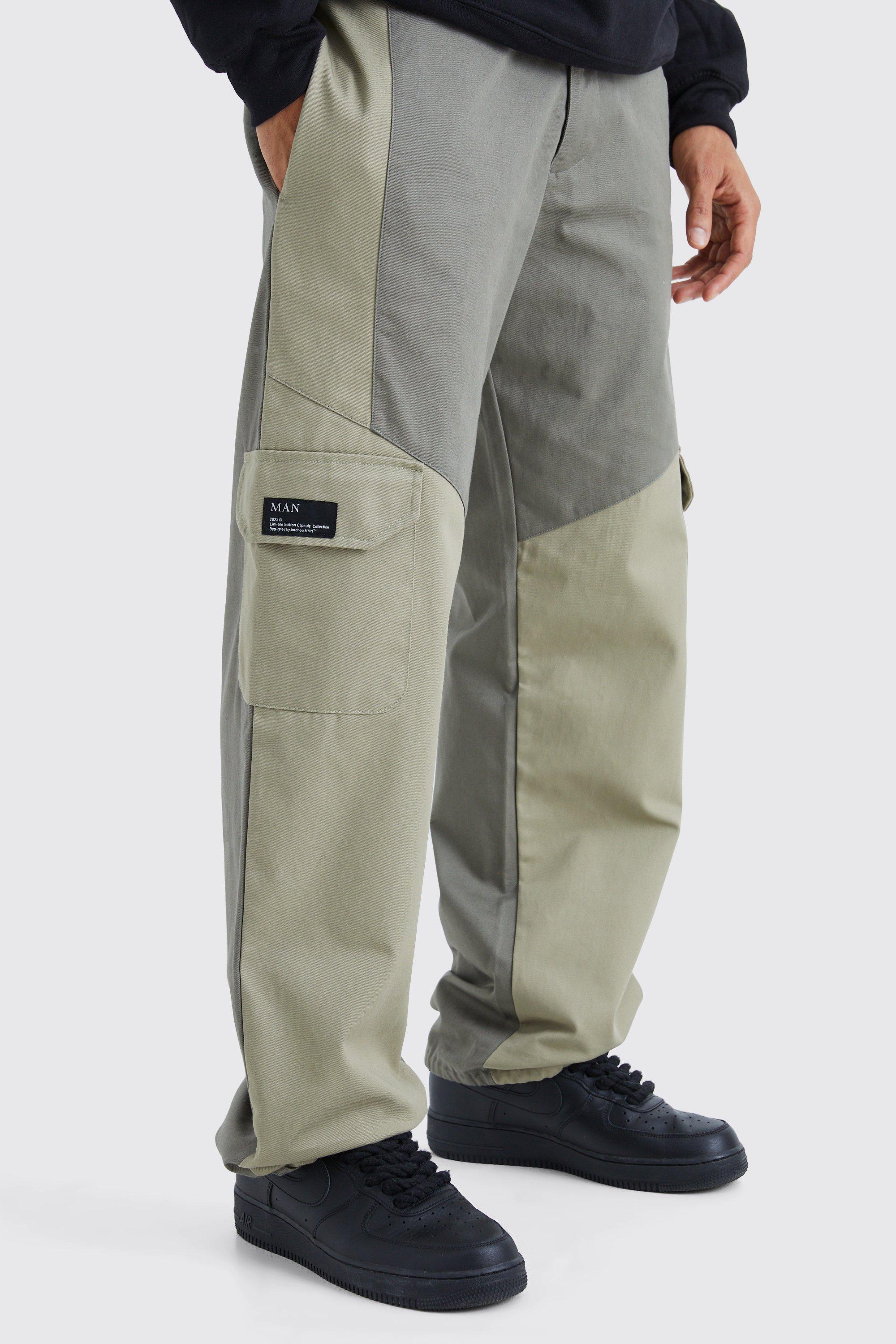 Patchwork Khaki Pants - DEPT.ANONYM