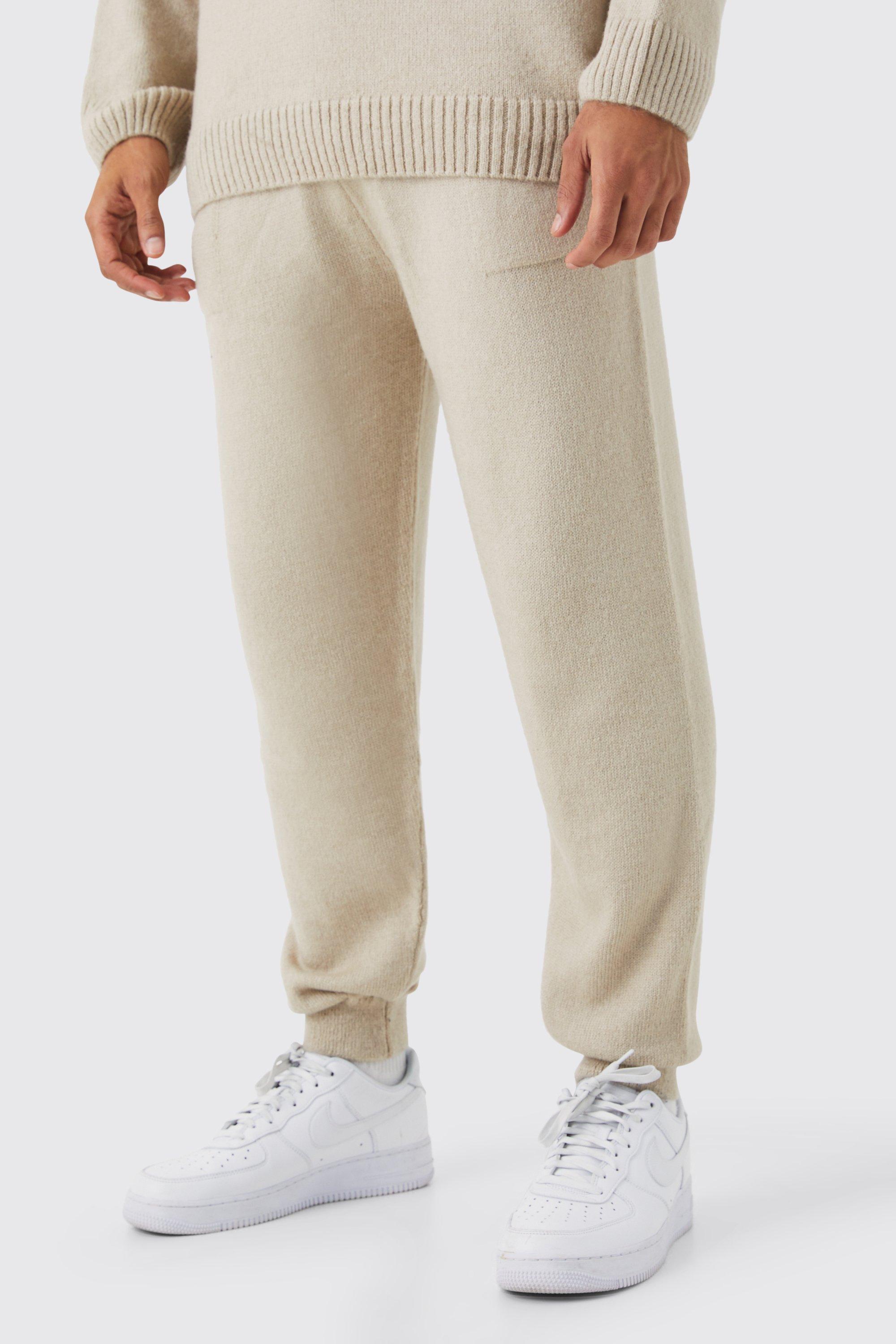 Majestic International Men's Soho Rib-Knit Joggers