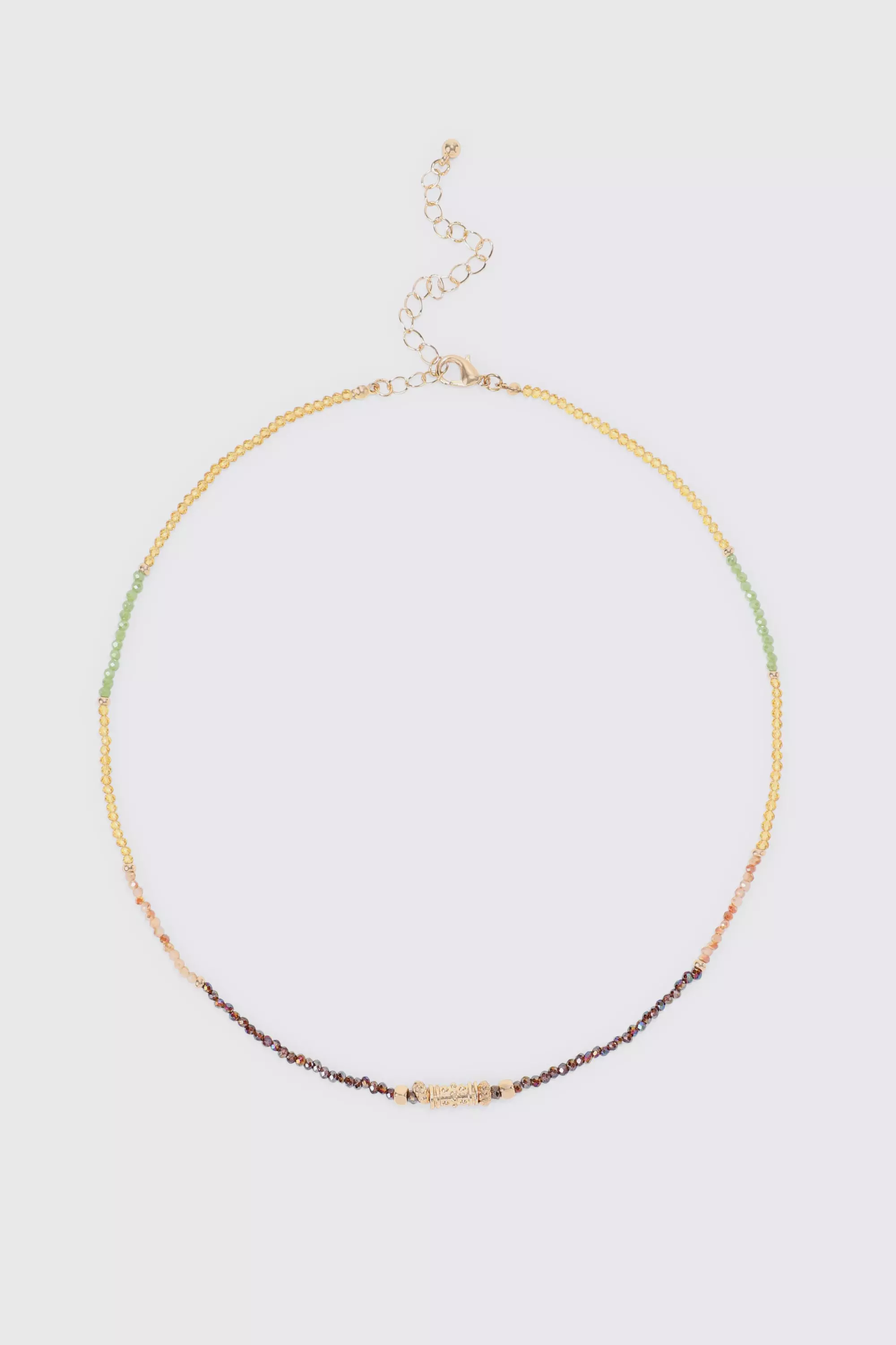 Beaded Necklace Gold