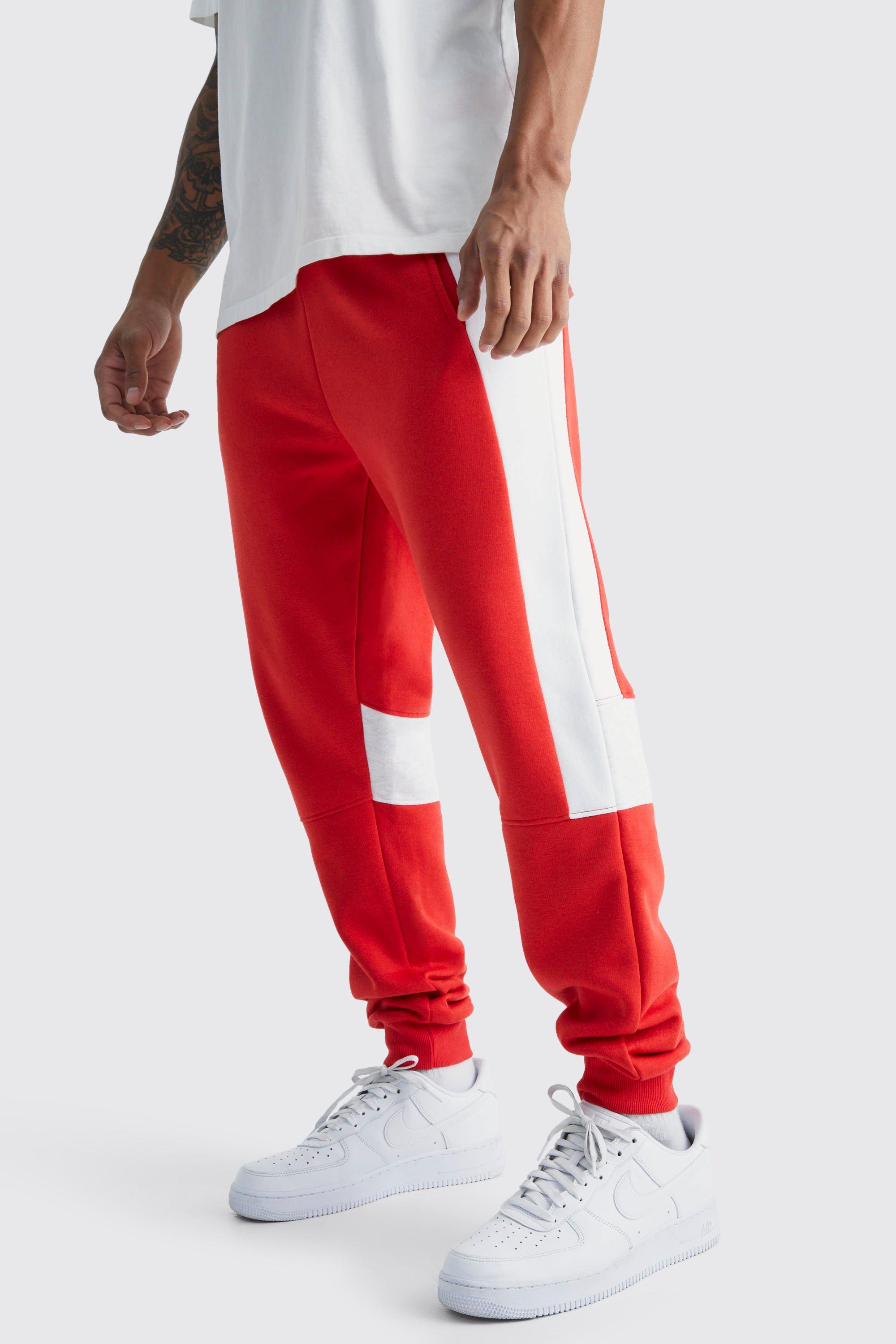 Wide Fit Varsity Velour Joggers