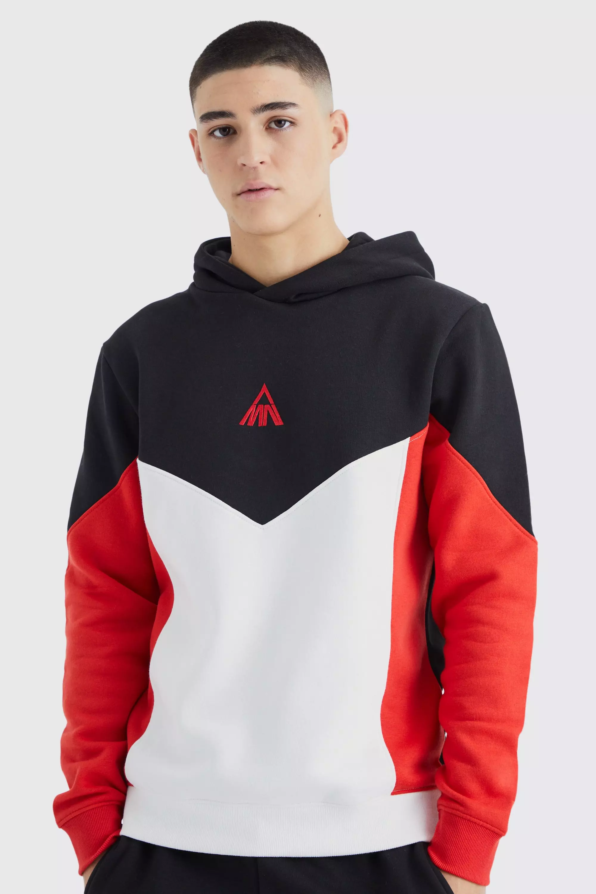 Boohooman best sale red hoodie