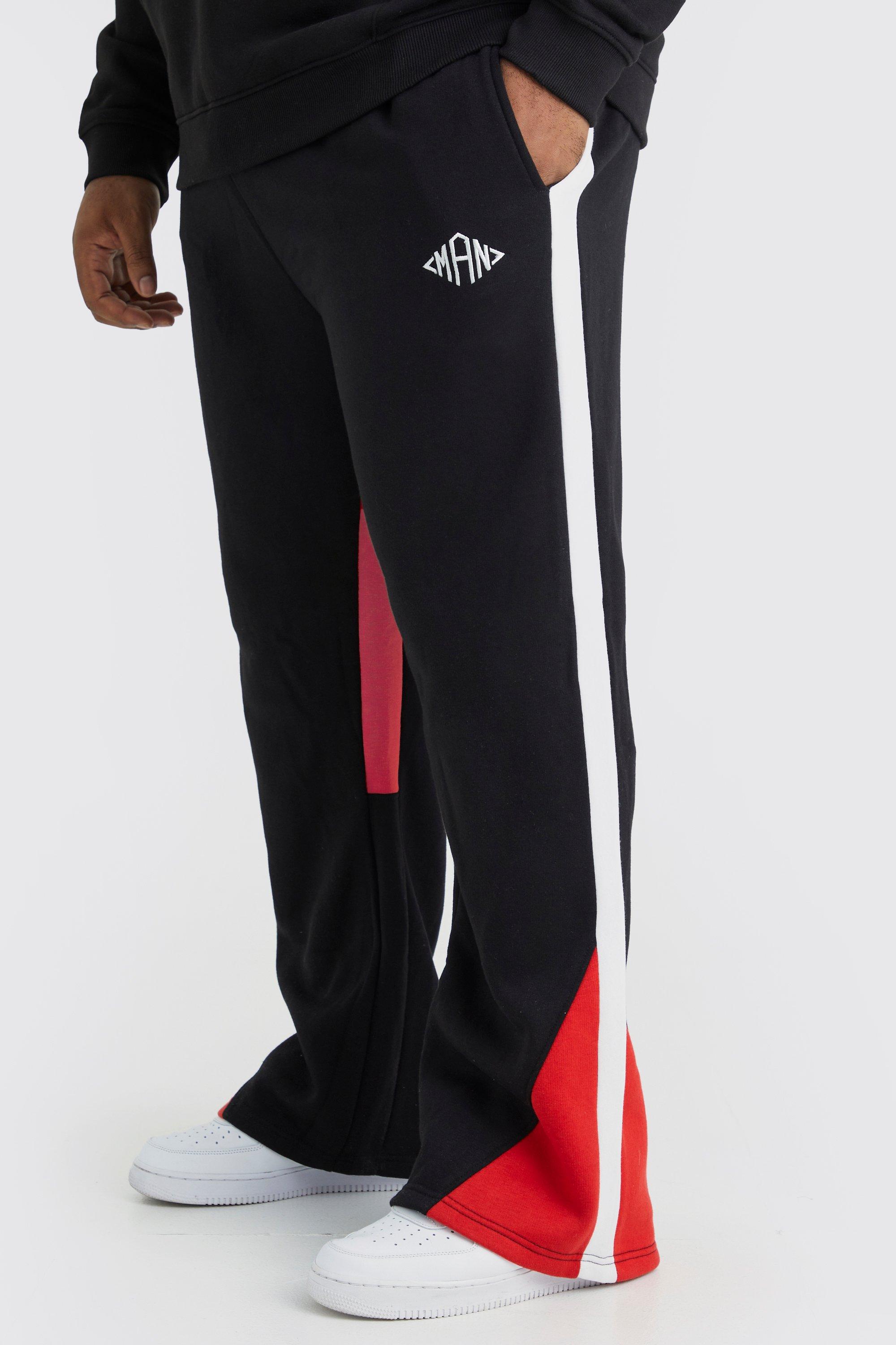 Buy RBX men sportswear fit brand logo training jogger pants black red white  Online