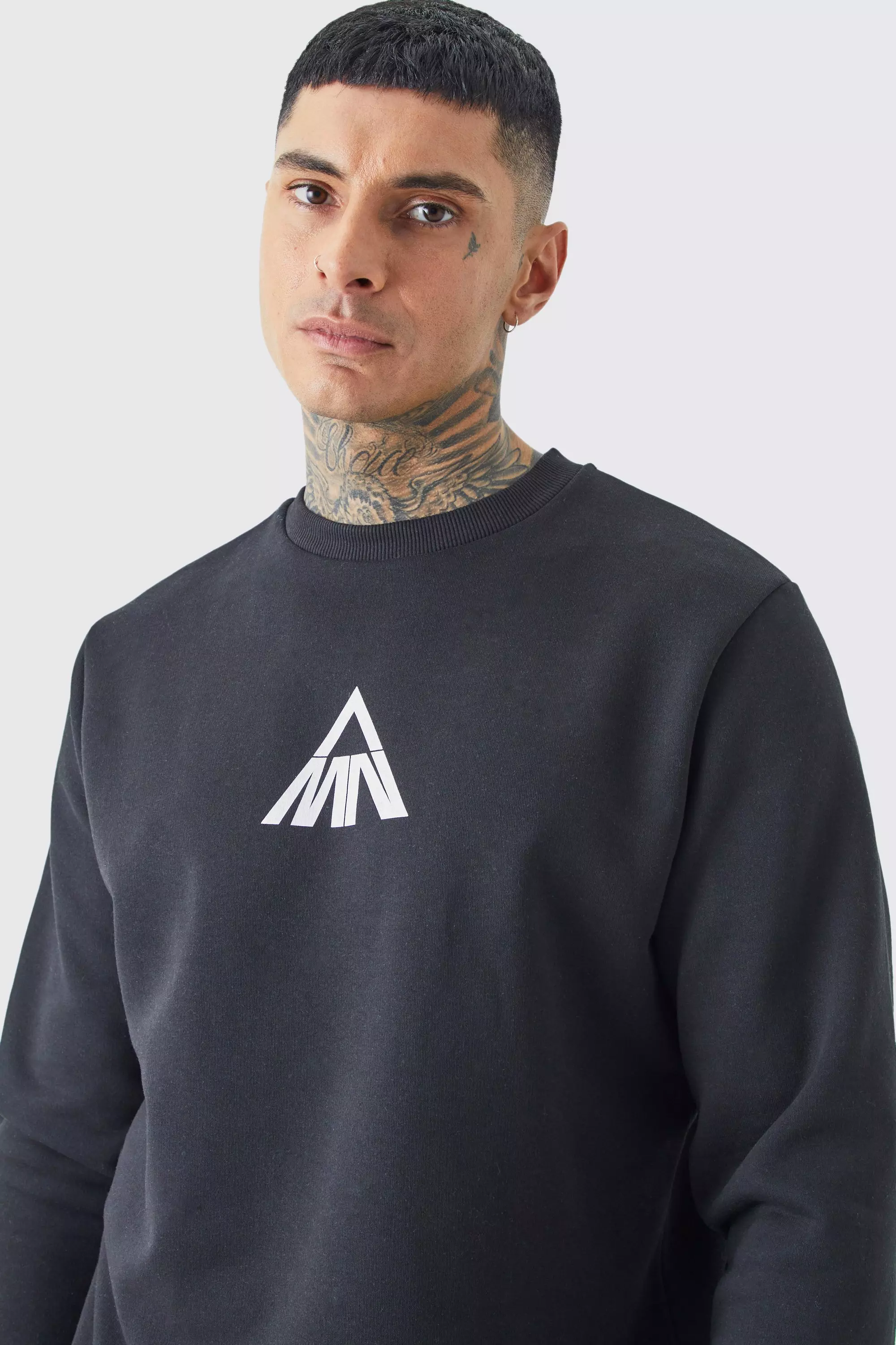 Tall Man Basic Sweatshirt Black