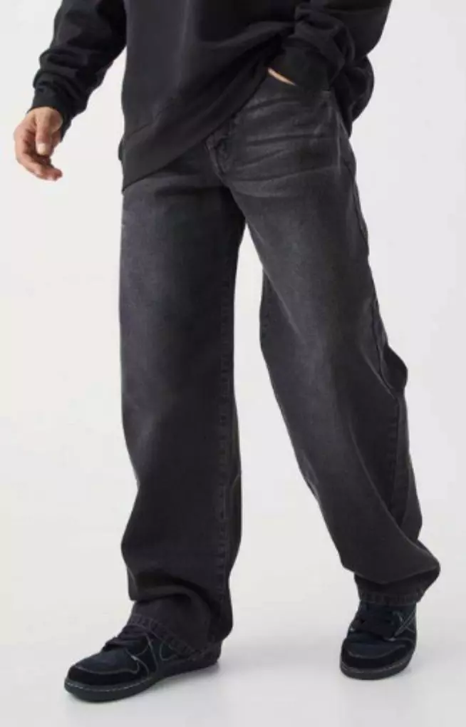 Baggy Rigid Jean Charcoal