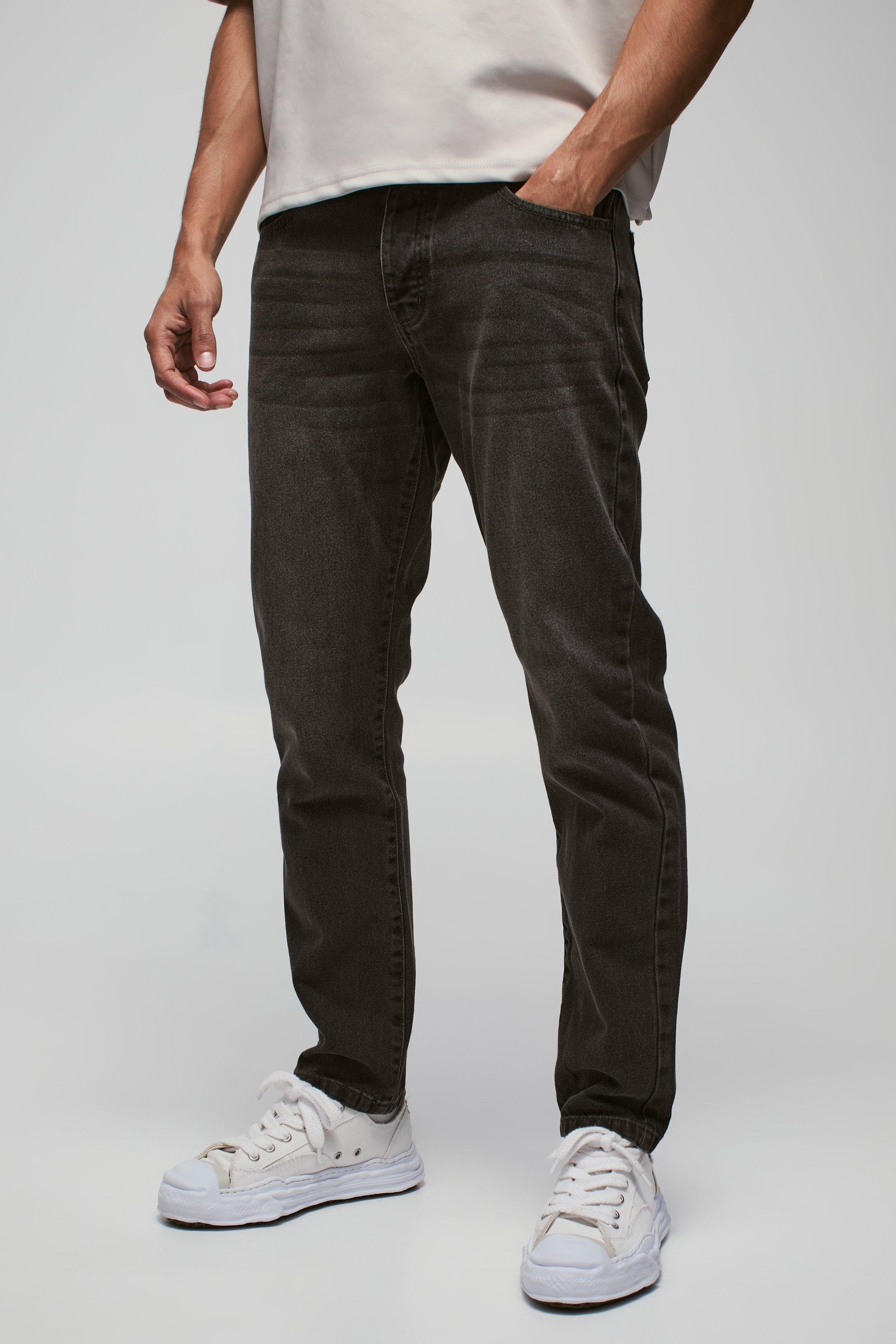 Baggy Rigid Frayed Edge Jeans