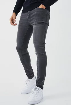 Charcoal Grey Super Skinny Stretch Jean