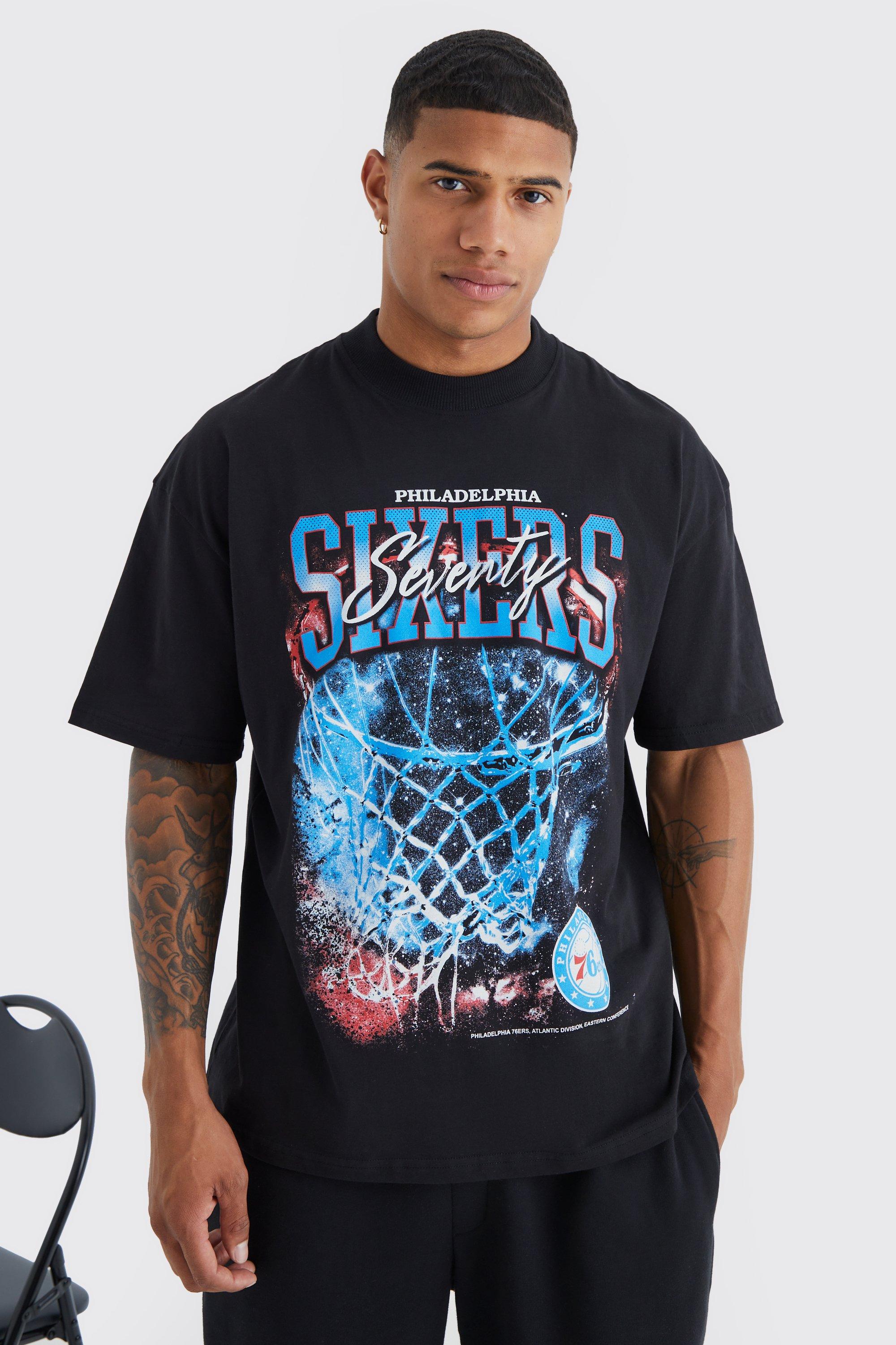 boohooMAN Phoenix Suns NBA License T Shirt - Black - Size M