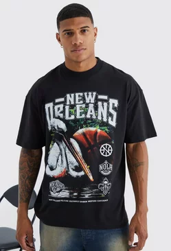 New Orleans Pelicans NBA License T Shirt Black