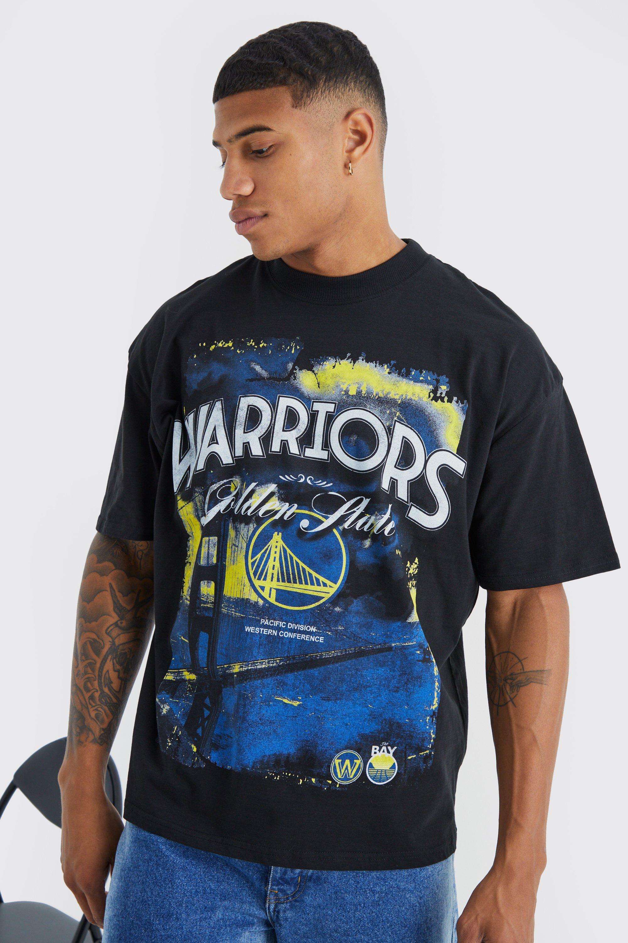 Blue MAN NBA Golden State Warriors Licensed T-Shirt 2642159