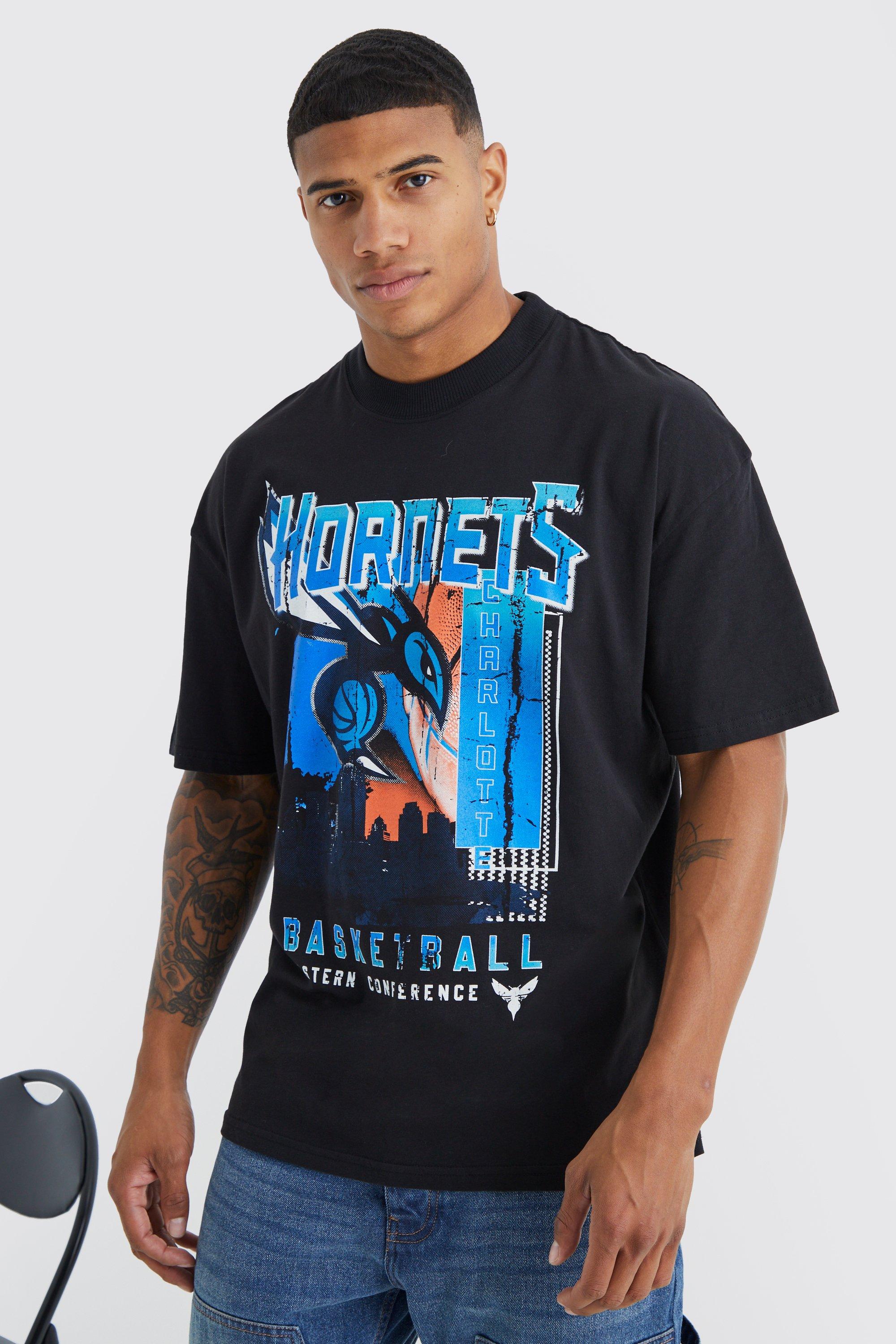 Men's Charlotte Hornets Graphic Tee, Men's Clearance