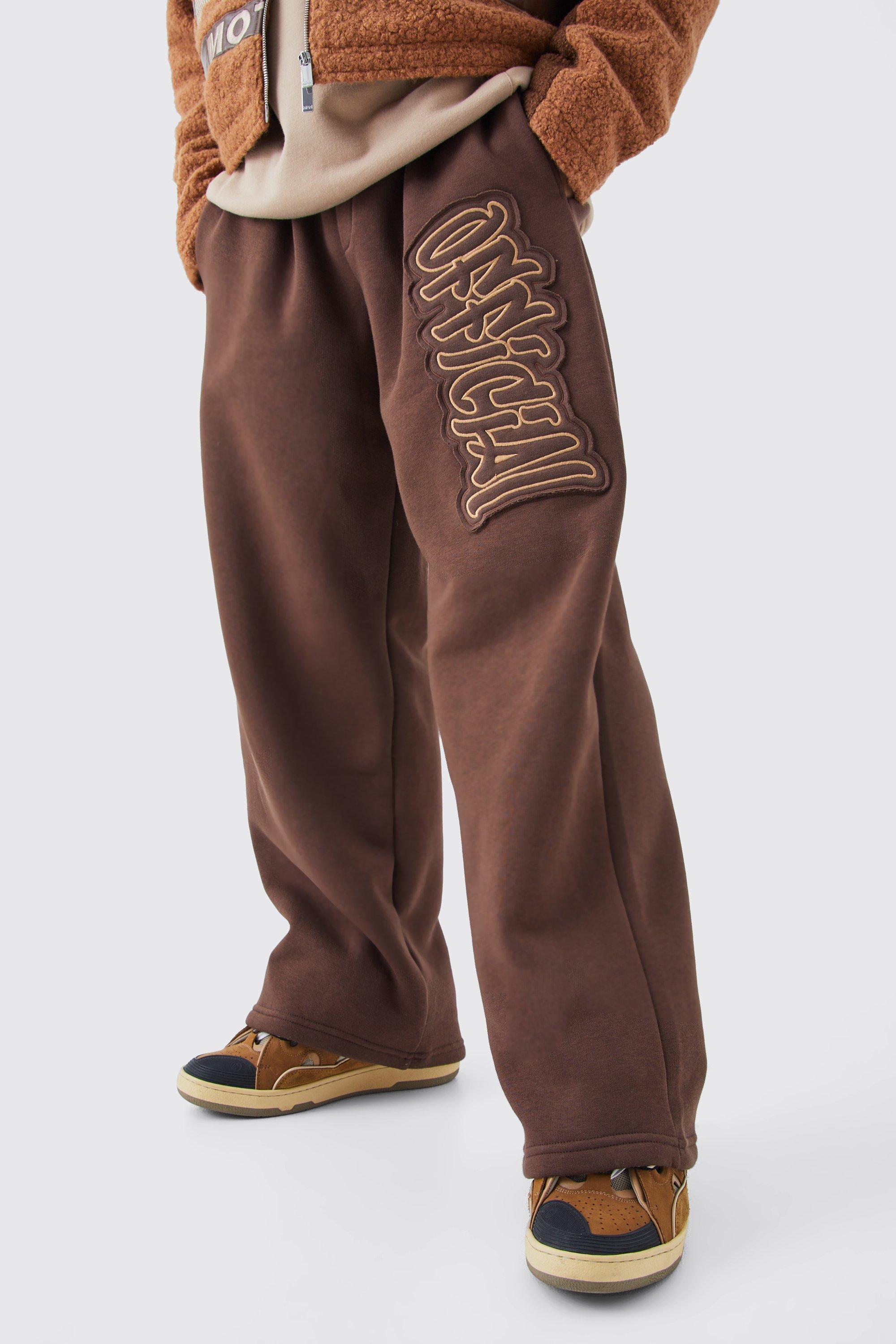 Official Applique Wide Fit Sweatpants