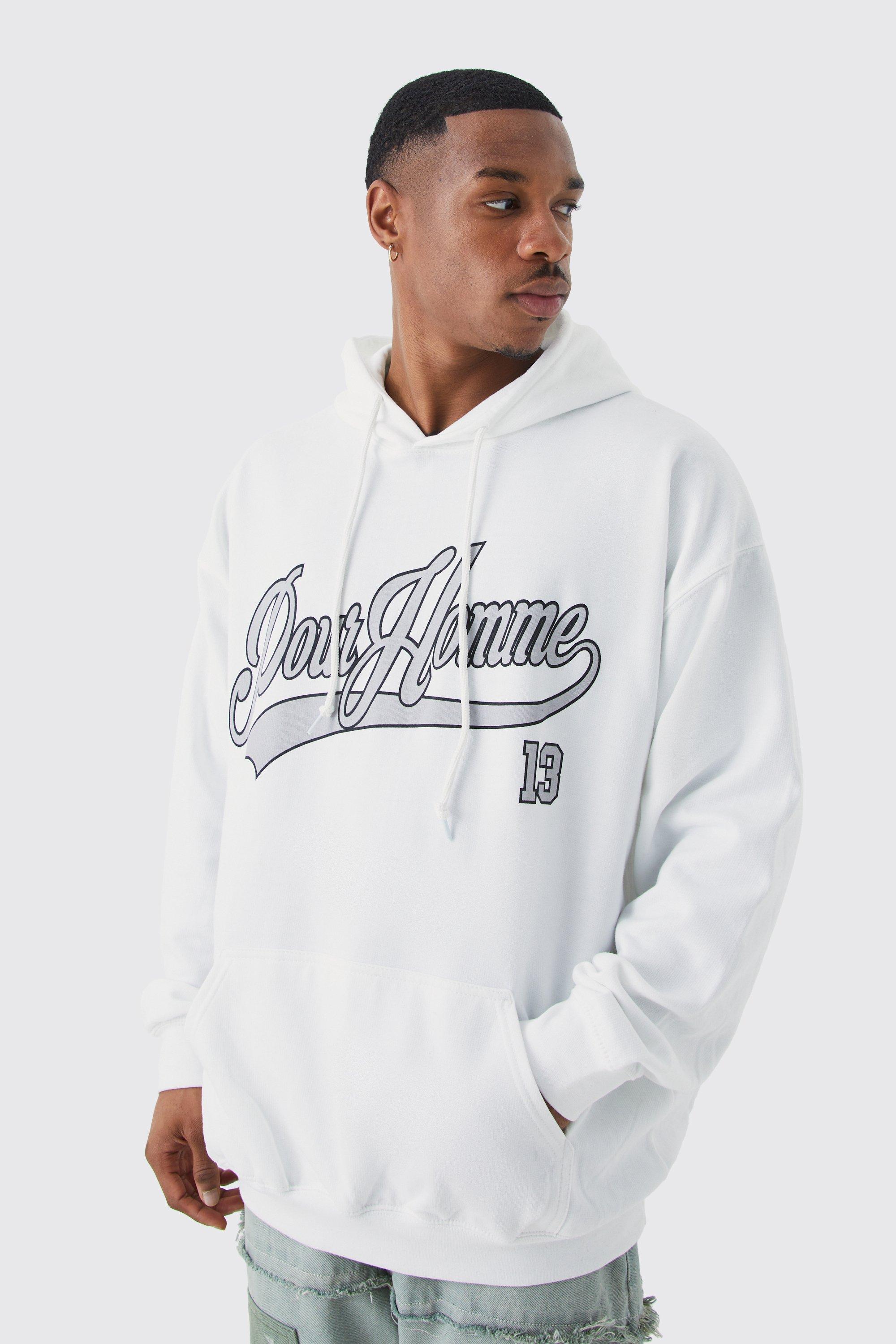 White best sale boohooman hoodie